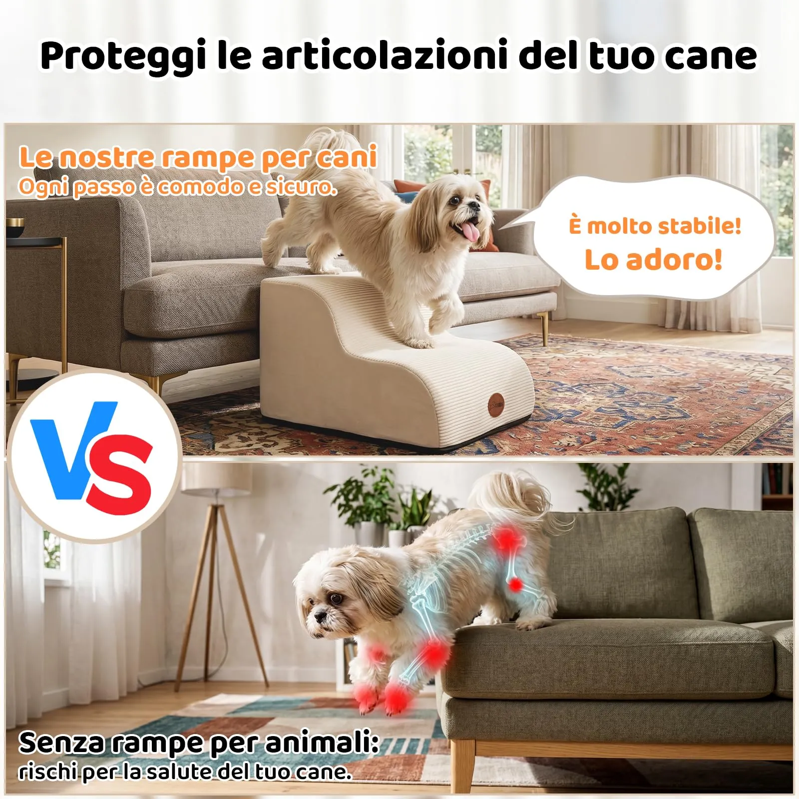 X XBEN Scala er Animali, Scale per Cani e Gatti Piccoli, Anziani e Feriti - immagine 5