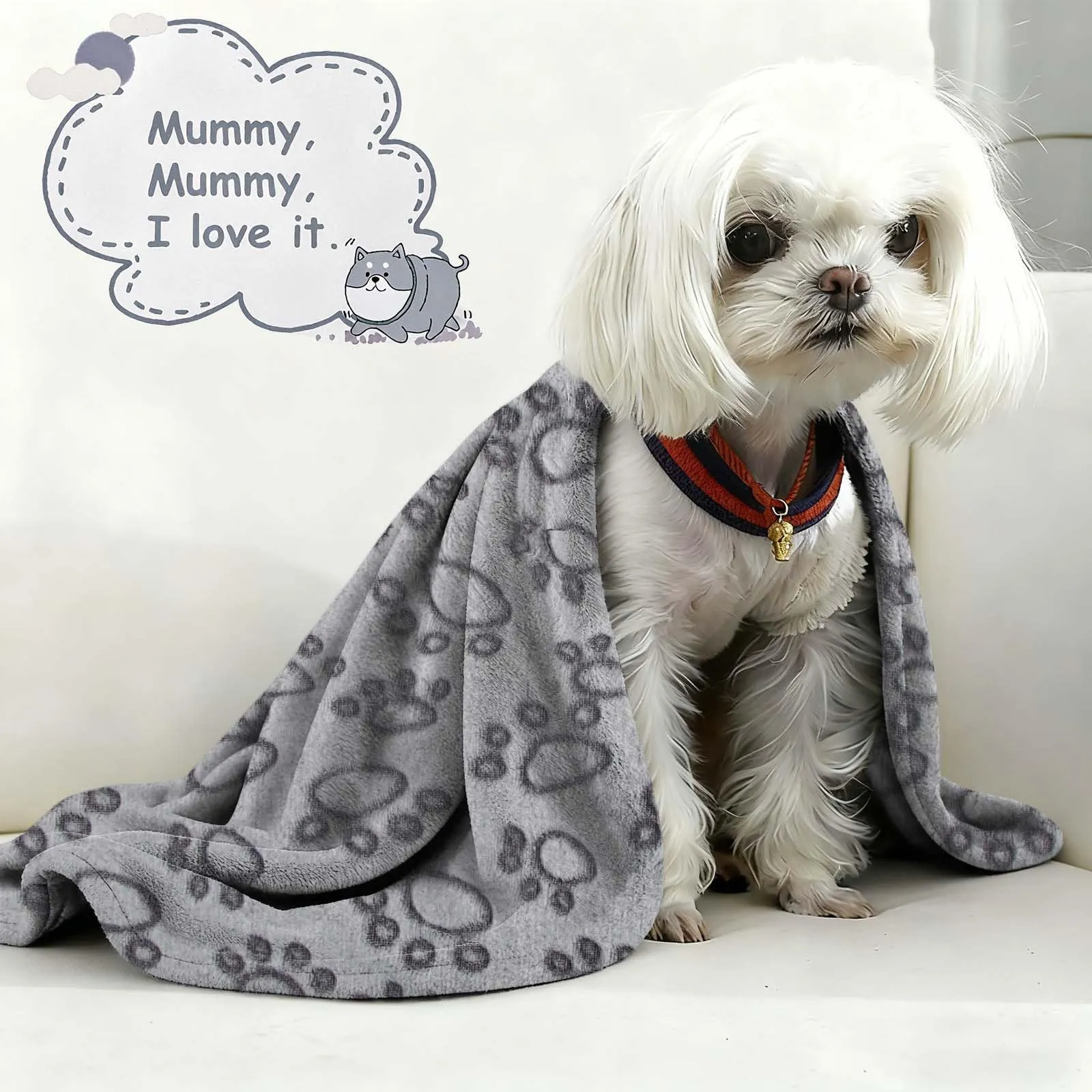 CIYIN 3 Pezzi Coperta Cane, Copertina per Animali,Copertina Cane Lavabile,Animali Domestici Coper tina Gatto,Coper tina per Cani Gatti Piccola e Media Taglia (C3, 104x76cm) - immagine 5