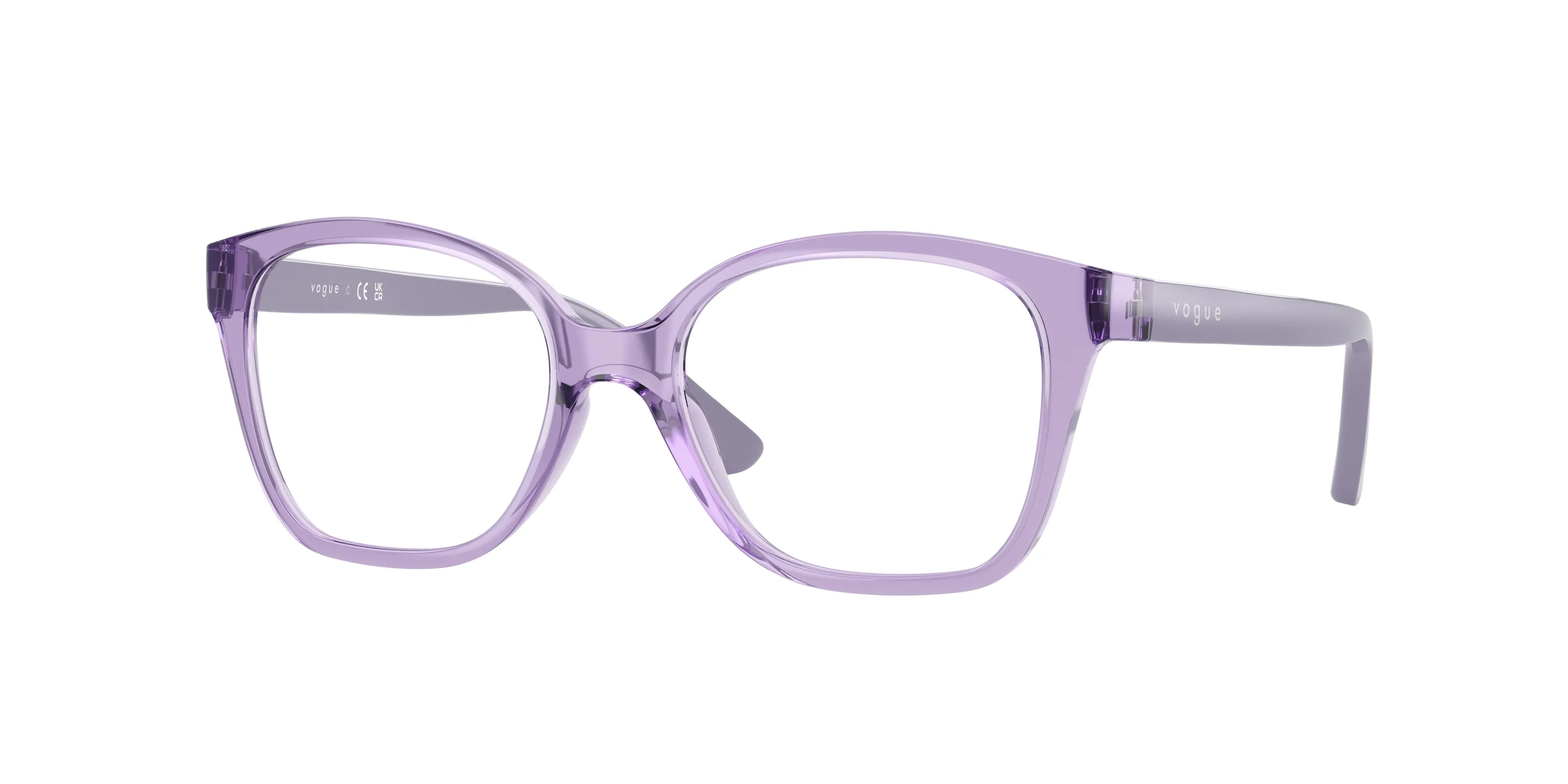 VOGUE EYEWEAR VY2045 3276 Montature da vista Nylon Viola Trasparente Farfalla Normale - immagine 1