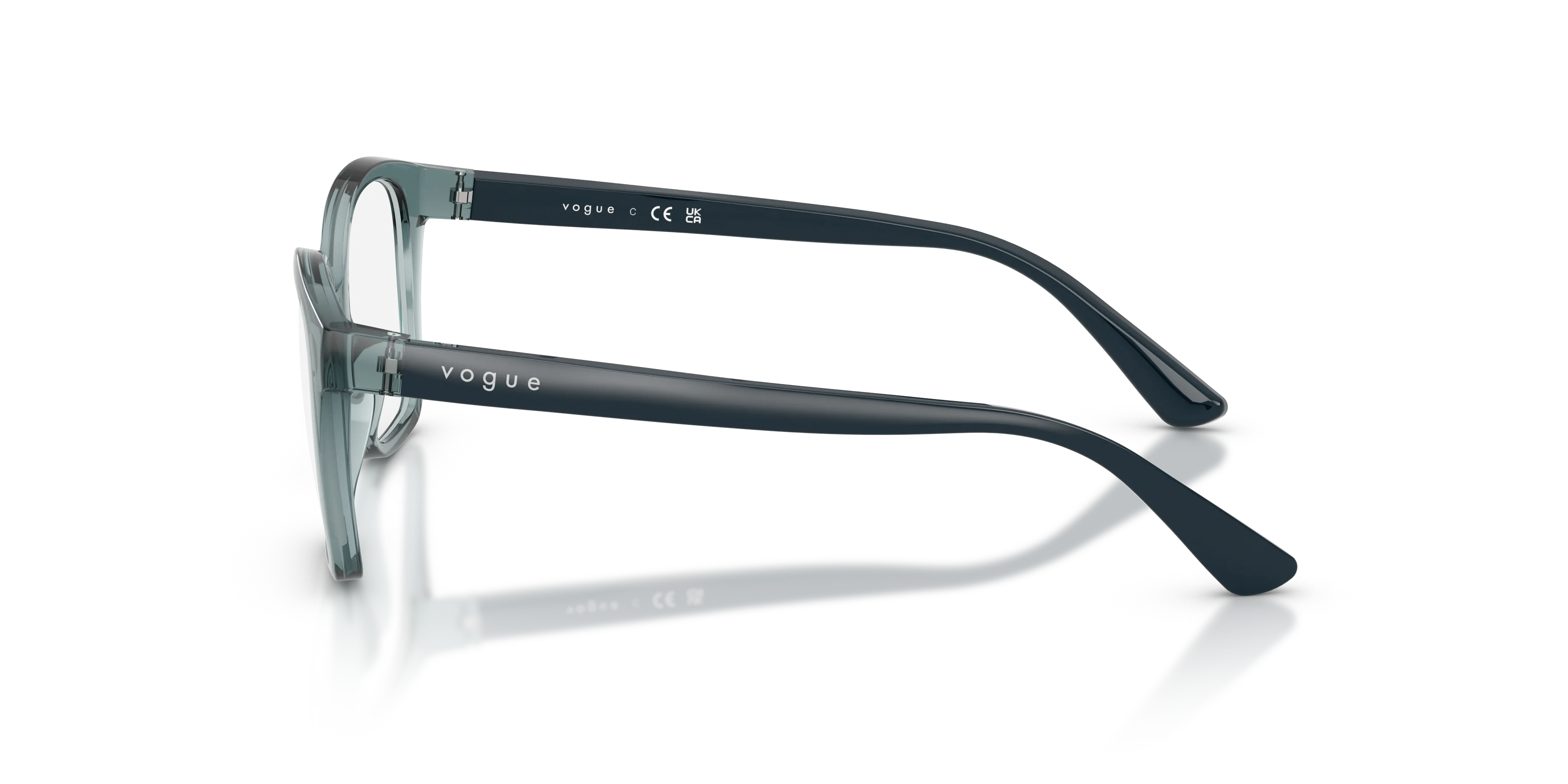 VOGUE EYEWEAR VY2045 3265 Montature da vista Nylon Blu Trasparente Farfalla Normale - immagine 4