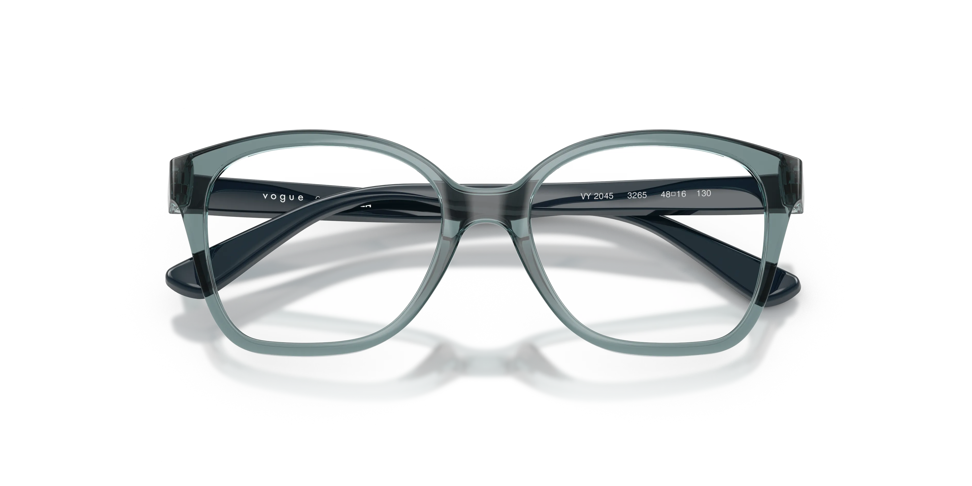 VOGUE EYEWEAR VY2045 3265 Montature da vista Nylon Blu Trasparente Farfalla Normale - immagine 2