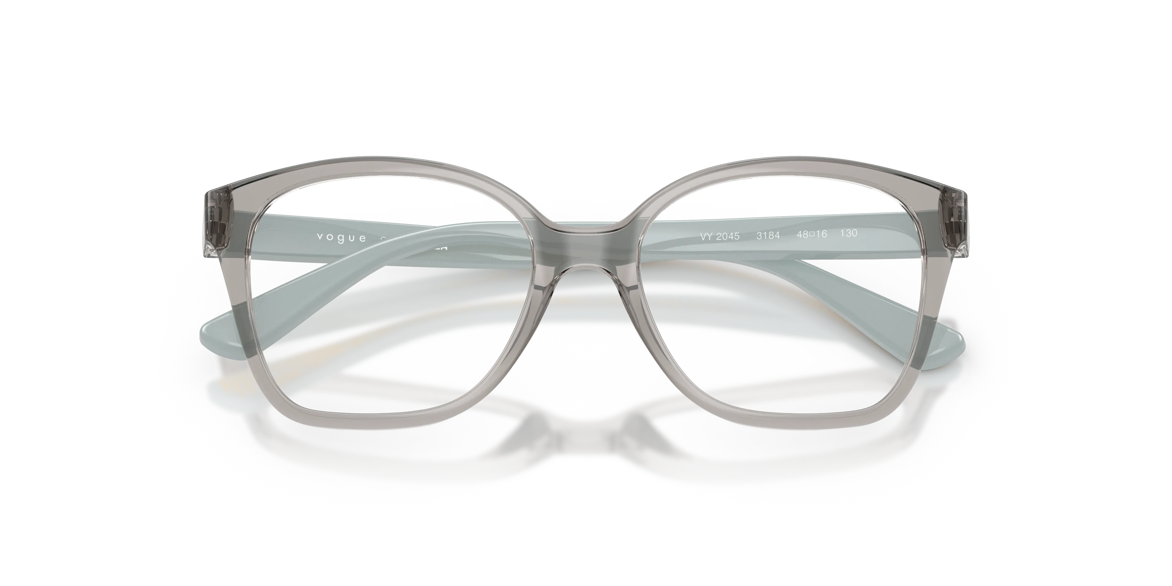 VOGUE EYEWEAR VY2045 3184 Montature da vista Nylon Grigio Trasparente Farfalla Normale - immagine 2