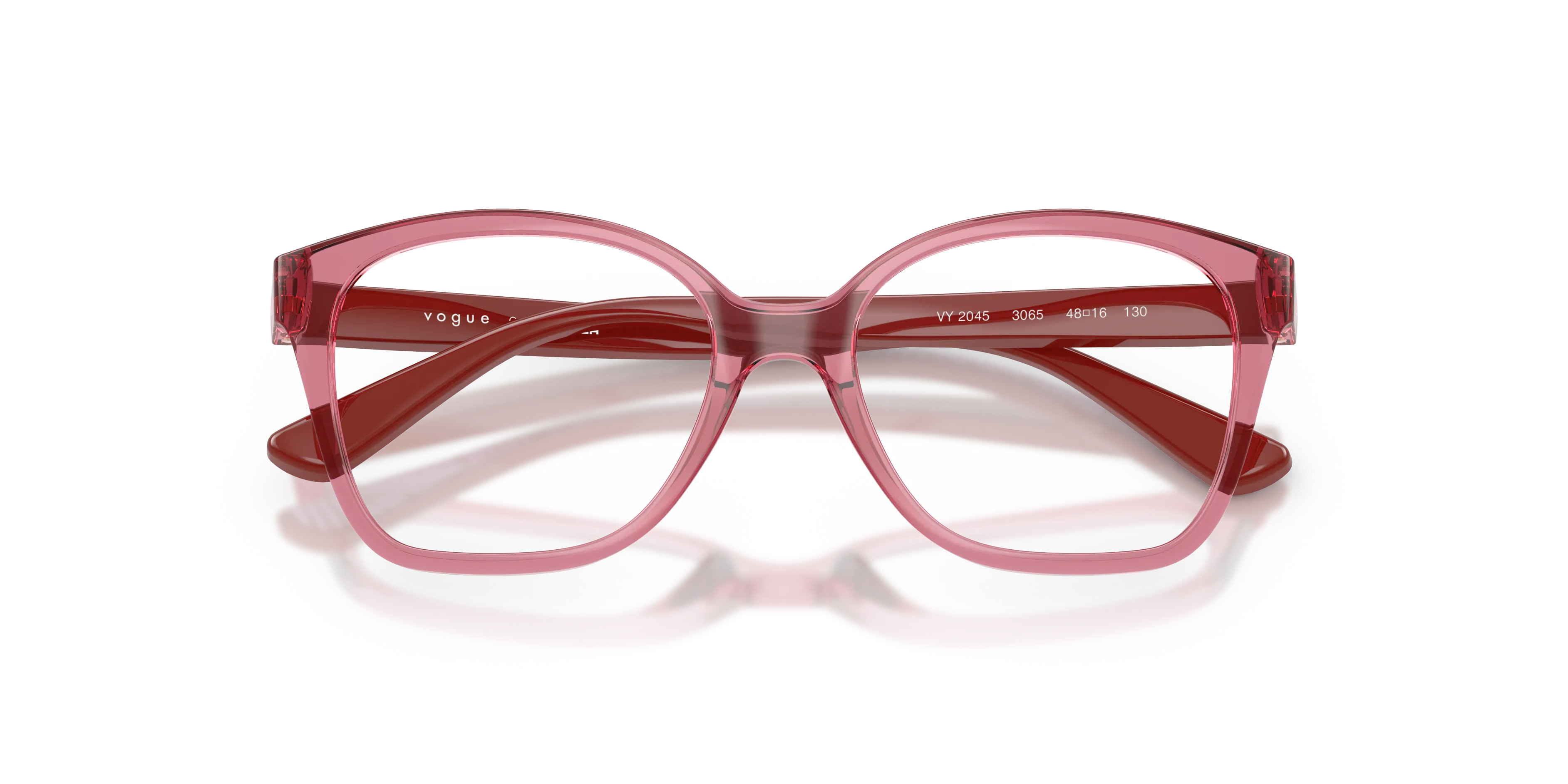 VOGUE EYEWEAR VY2045 3065 Montature da vista Nylon Viola Trasparente Farfalla Normale - immagine 2