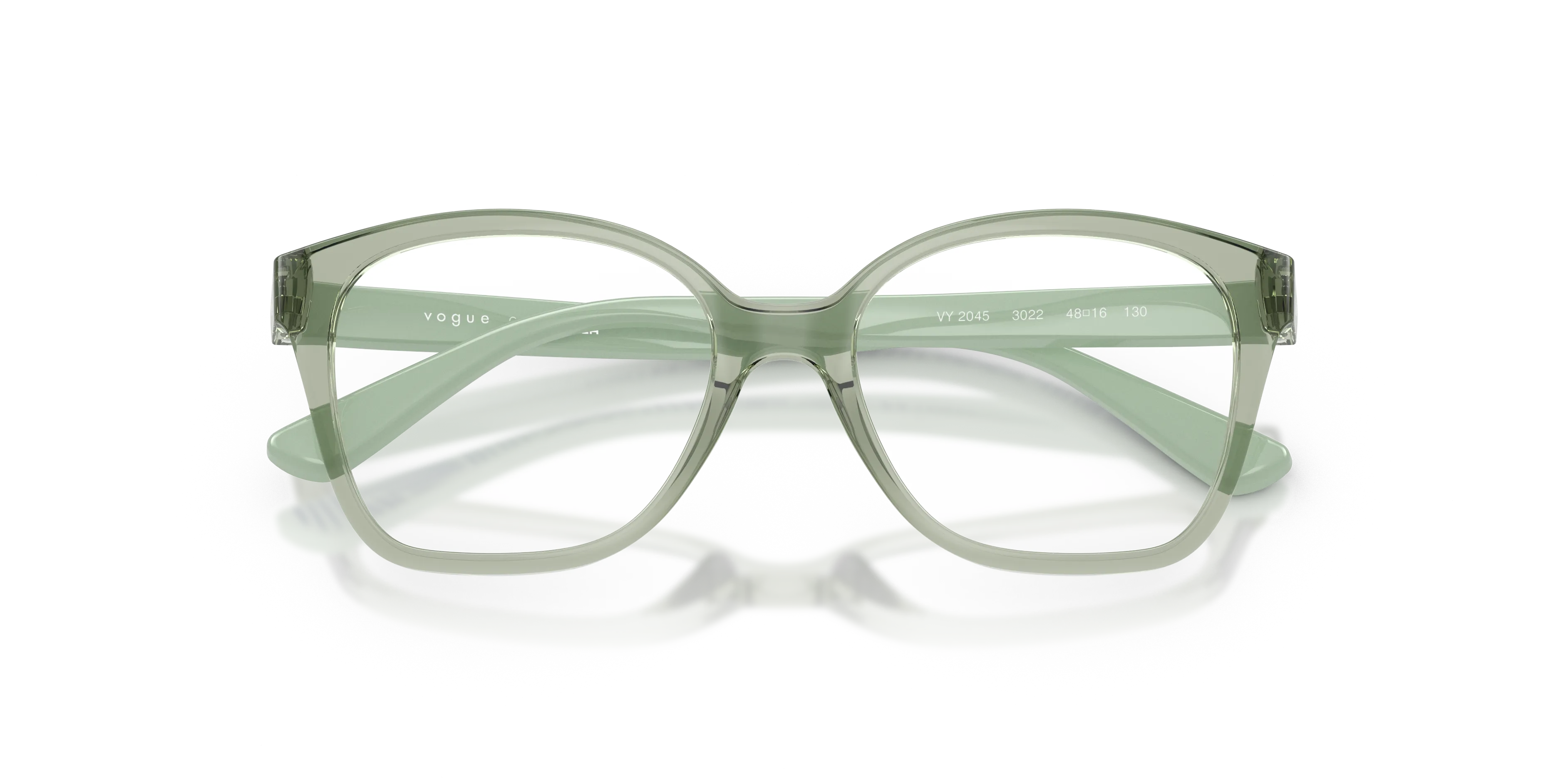 VOGUE EYEWEAR VY2045 3022 Montature da vista Nylon Verde Trasparente Farfalla Normale - immagine 2