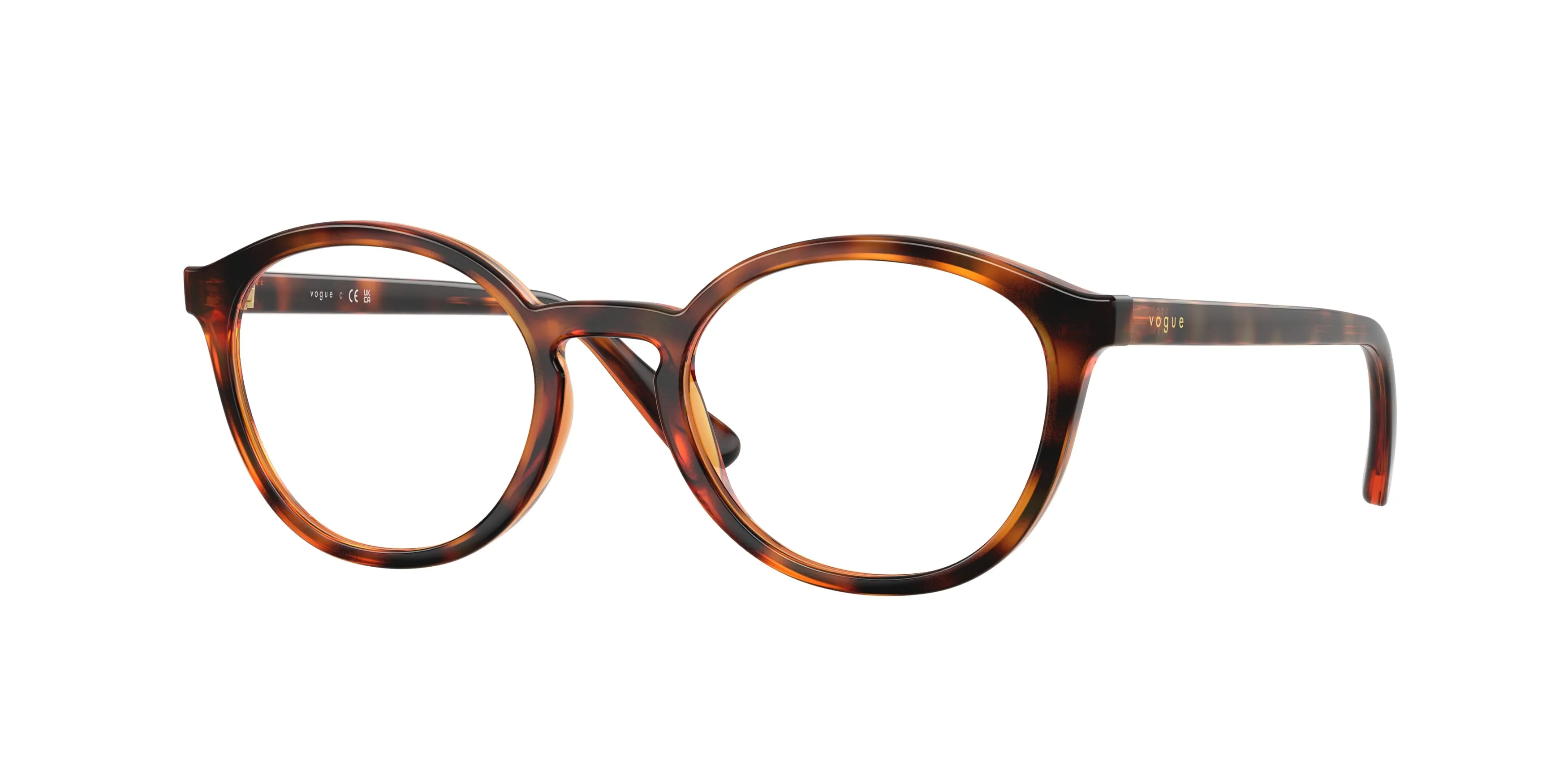 VOGUE EYEWEAR VY2044 W656 Montature da vista Nylon Marrone Trasparente Pantos Normale - immagine 1