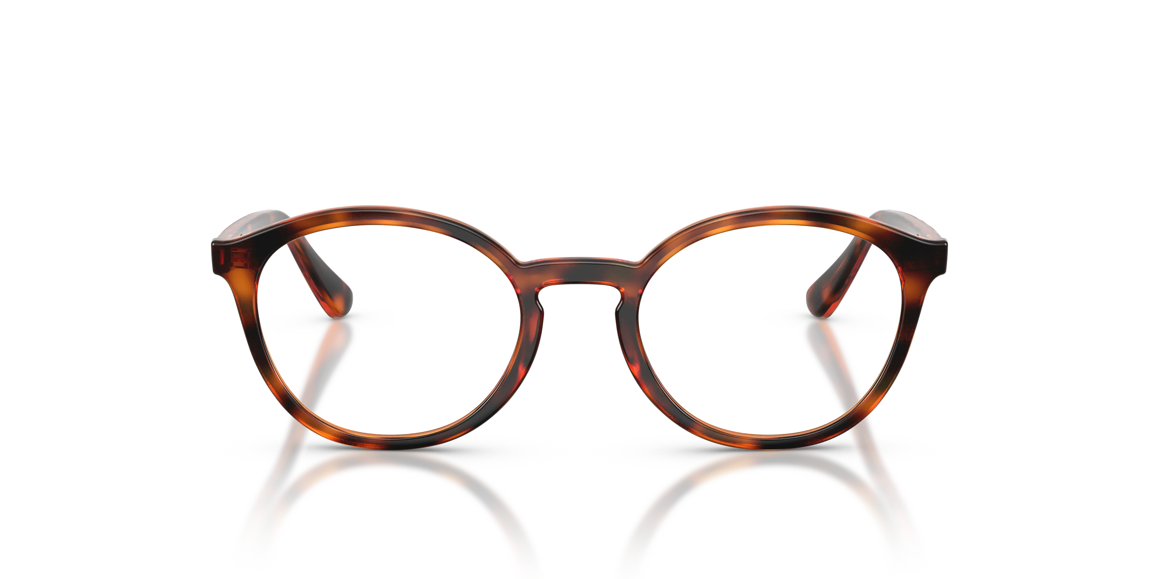 VOGUE EYEWEAR VY2044 W656 Montature da vista Nylon Marrone Trasparente Pantos Normale - immagine 3
