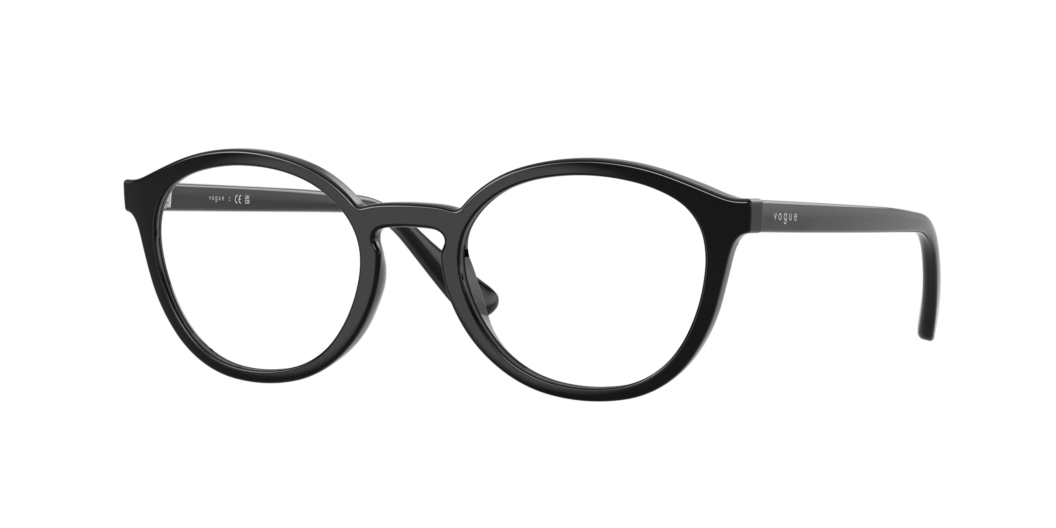 VOGUE EYEWEAR VY2044 W44 Montature da vista Nylon Nero Trasparente Pantos Normale - immagine 1