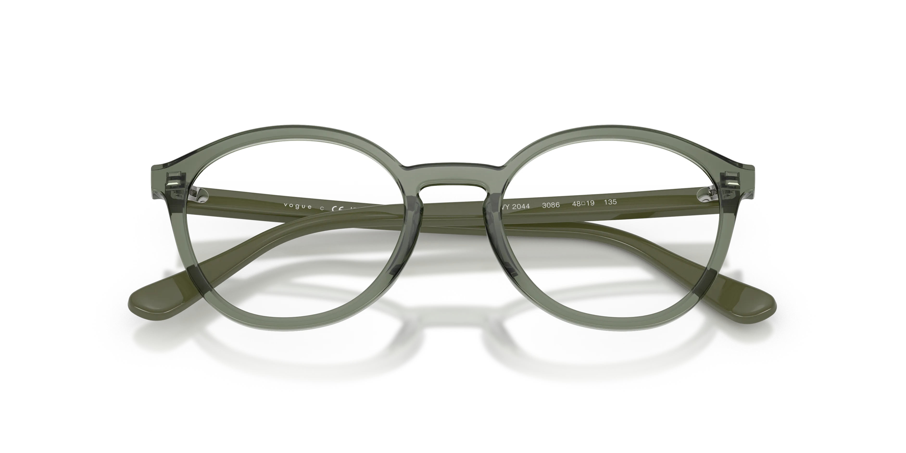 VOGUE EYEWEAR VY2044 3086 Montature da vista Nylon Verde Trasparente Pantos Normale - immagine 2