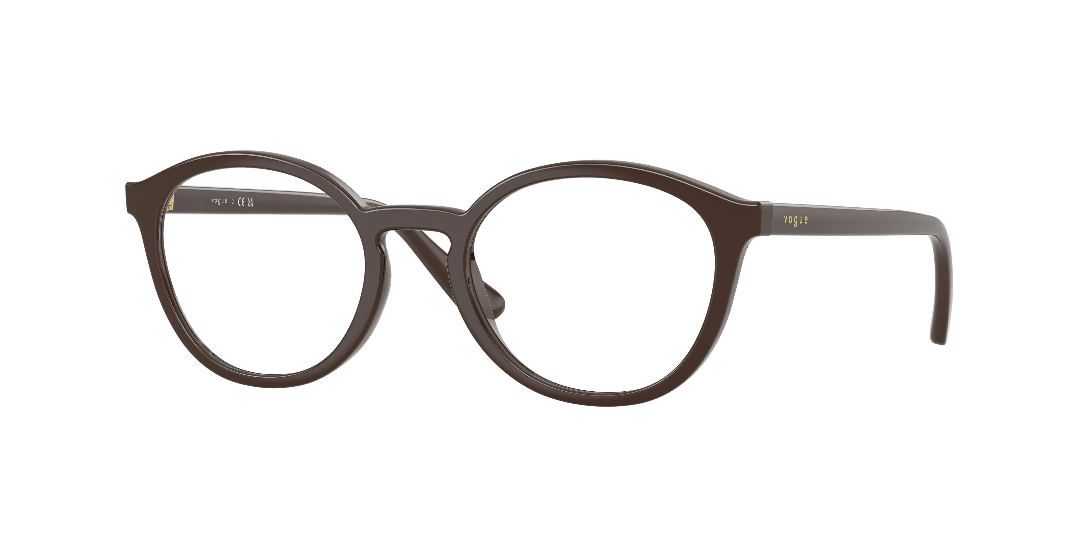 VOGUE EYEWEAR VY2044 2252 Montature da vista Nylon Marrone Trasparente Pantos Normale - immagine 1