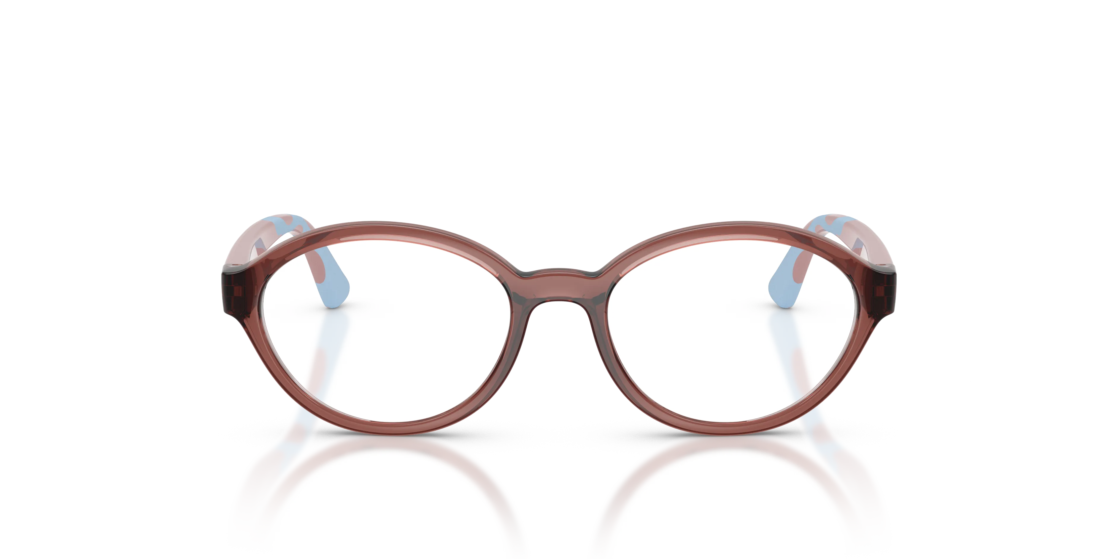 VOGUE EYEWEAR VY2043 3277 Montature da vista Nylon Rosa Trasparente Rotonda Normale - immagine 3