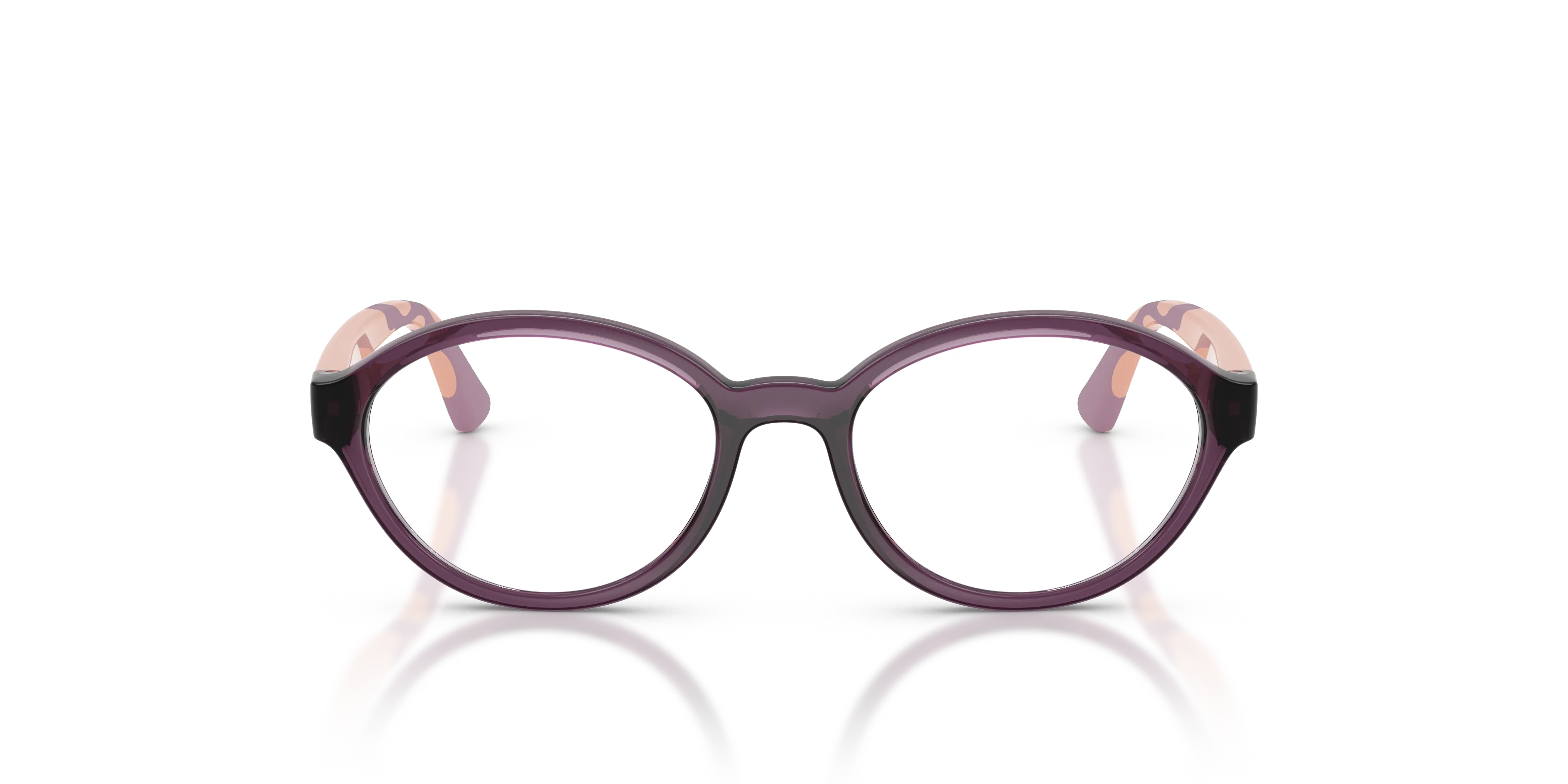 VOGUE EYEWEAR VY2043 3064 Montature da vista Nylon Viola Trasparente Rotonda Normale - immagine 3