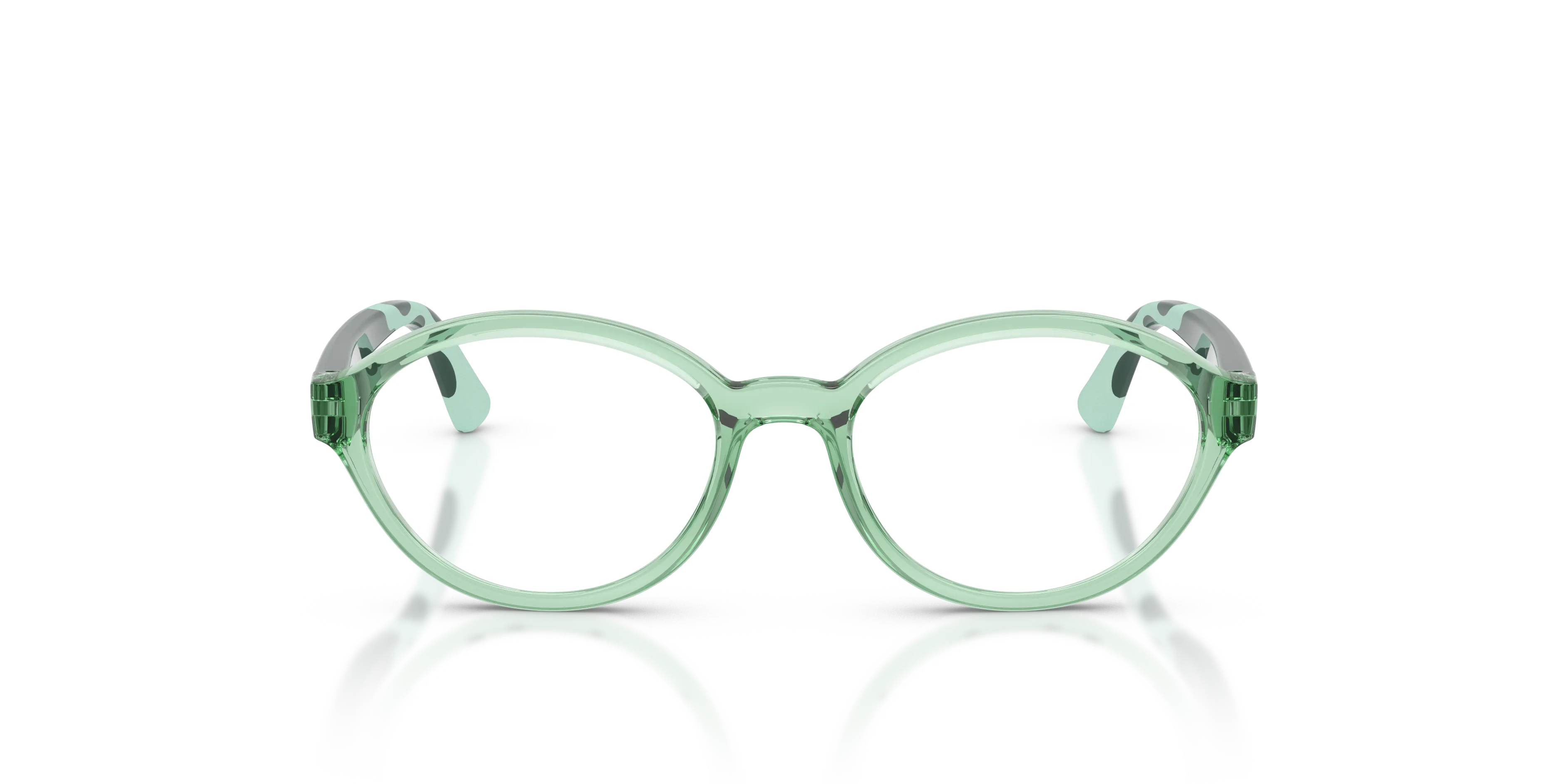 VOGUE EYEWEAR VY2043 3043 Montature da vista Nylon Verde Trasparente Rotonda Normale - immagine 3