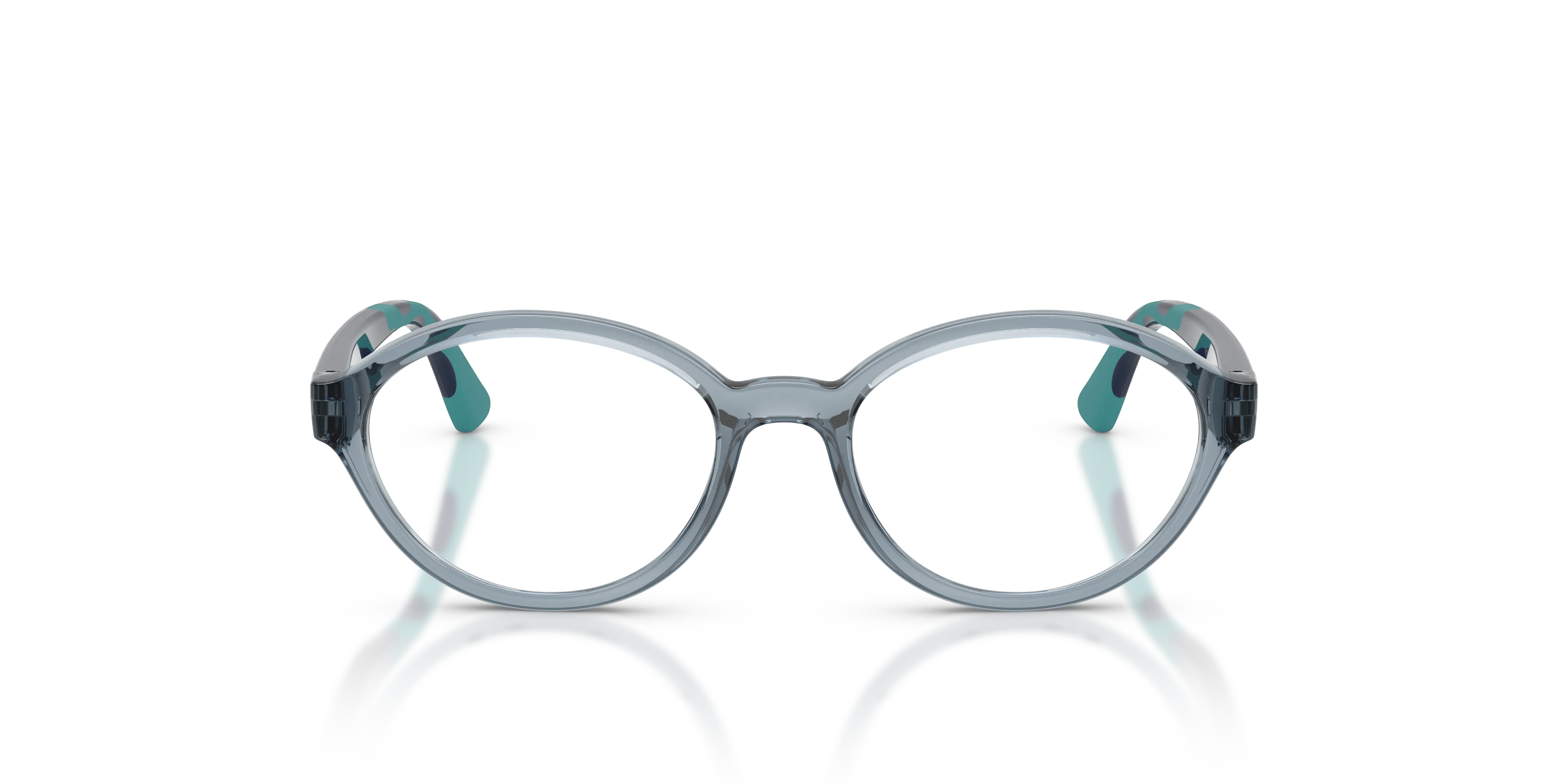 VOGUE EYEWEAR VY2043 2966 Montature da vista Nylon Blu Trasparente Rotonda Normale - immagine 3