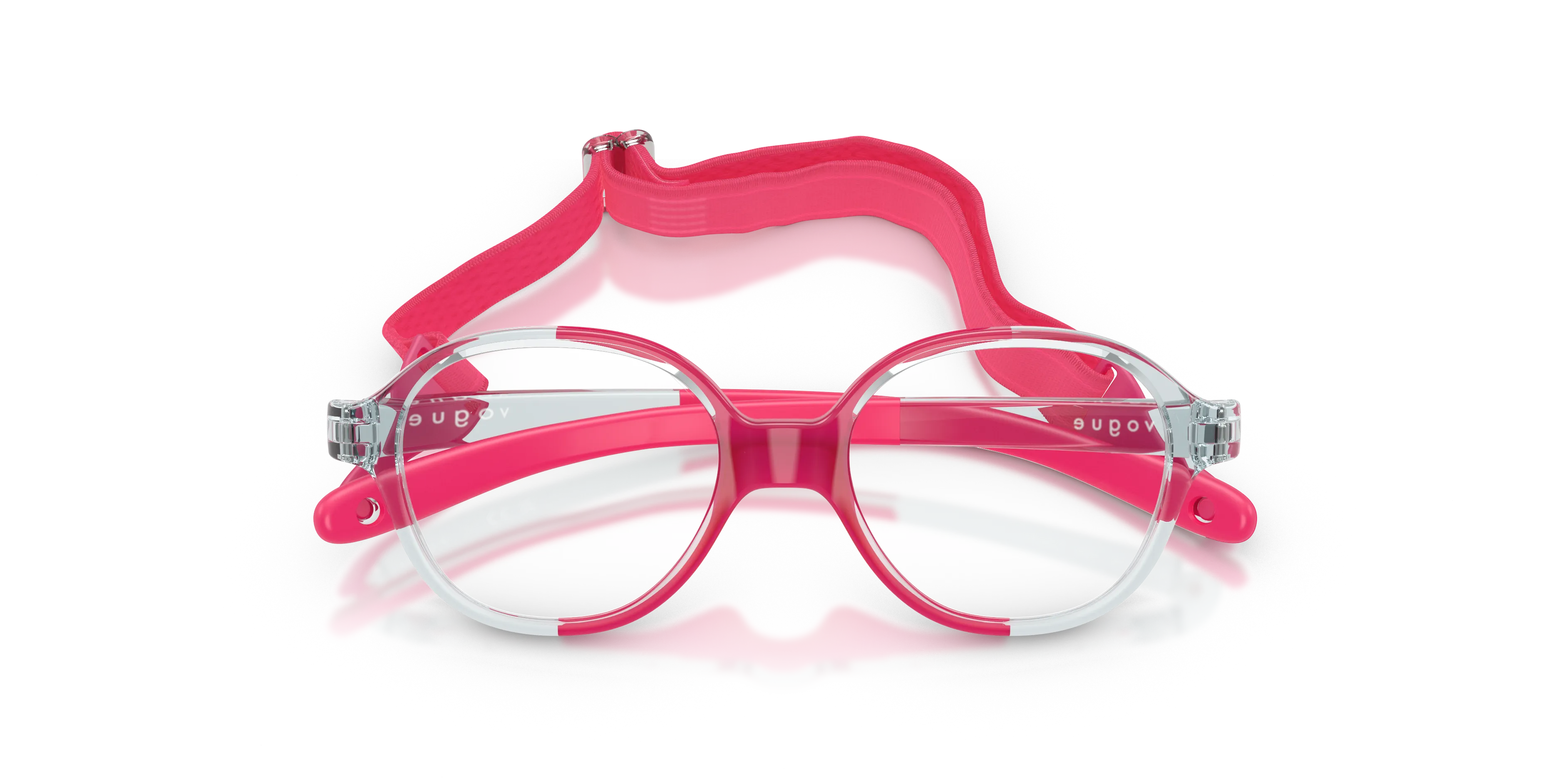 VOGUE EYEWEAR VY2011 3301 Montature da vista Nylon Blu Trasparente Pillow Normale - immagine 2