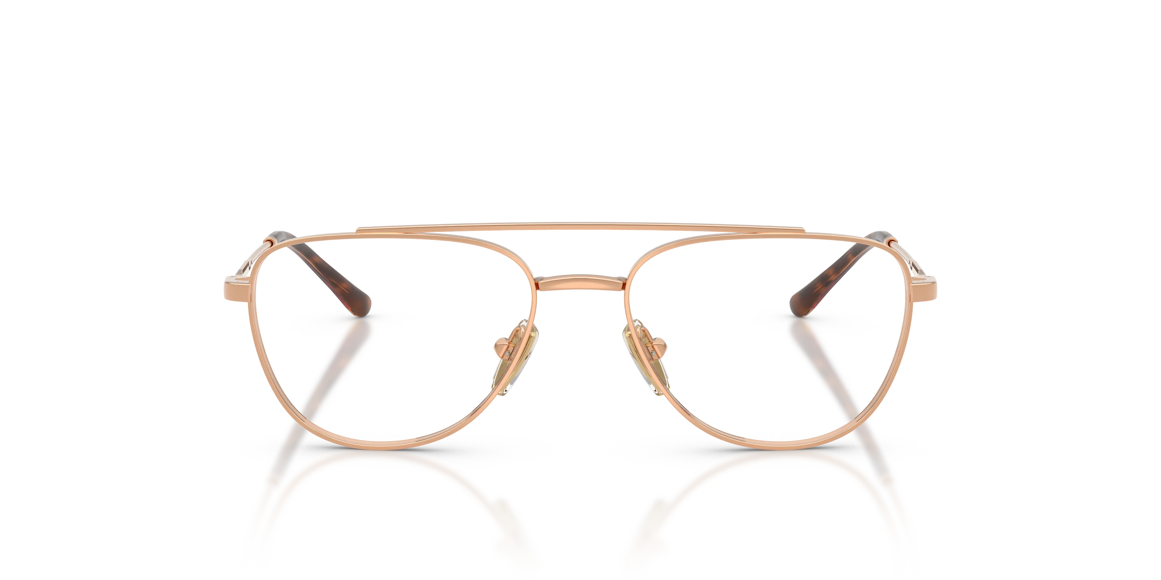 VOGUE EYEWEAR VY1001 5152 Montature da vista Metallo Oro Trasparente Pilot Normale - immagine 3