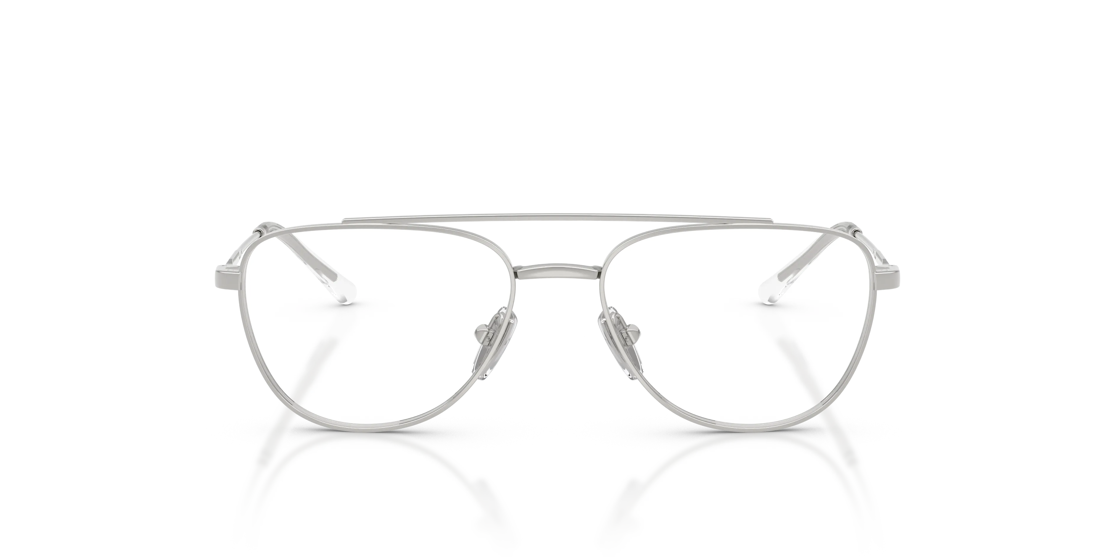 VOGUE EYEWEAR VY1001 323 Montature da vista Metallo Argento Trasparente Pilot Normale - immagine 3
