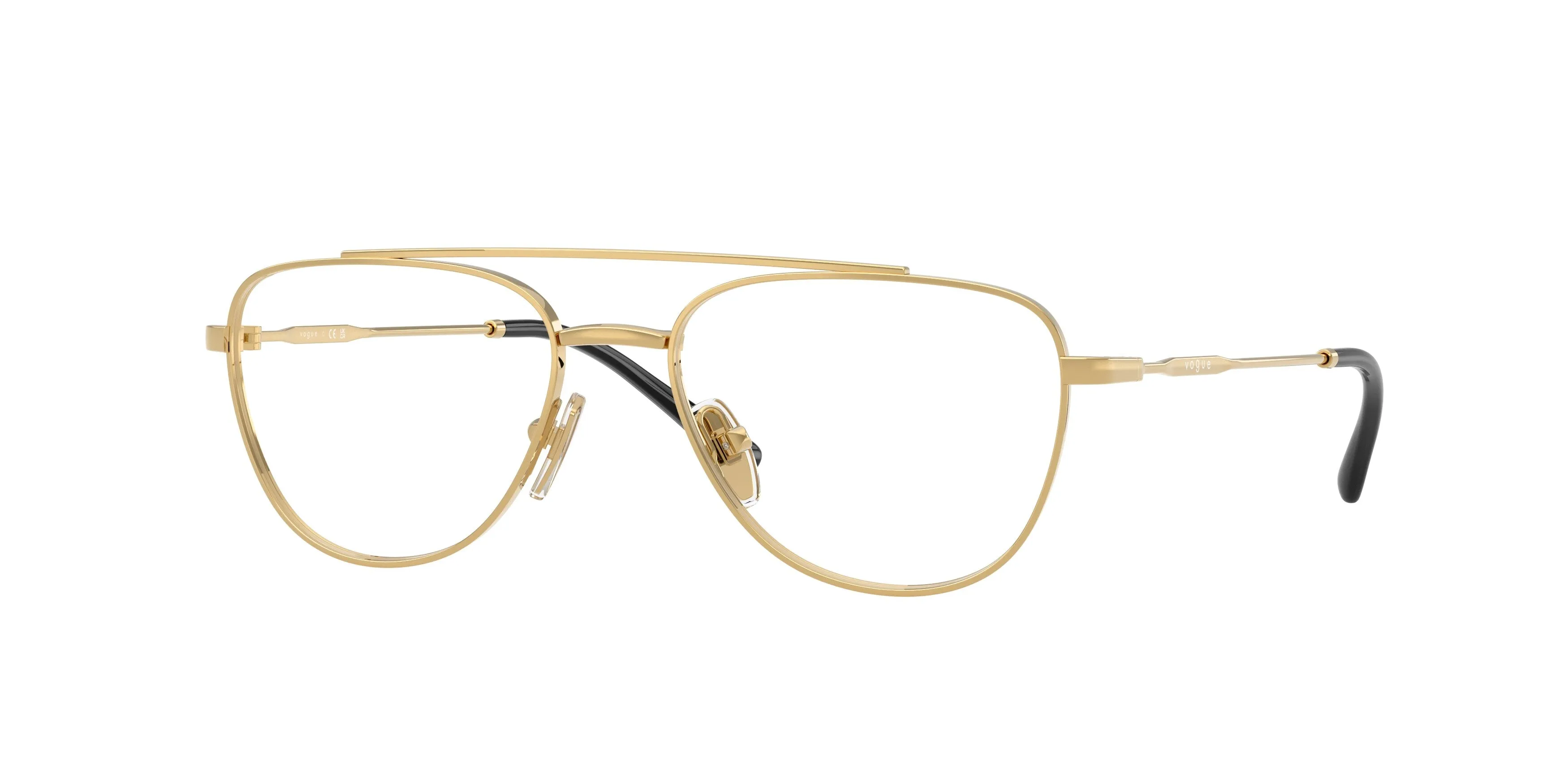 VOGUE EYEWEAR VY1001 280 Montature da vista Metallo Oro Trasparente Pilot Normale - immagine 1
