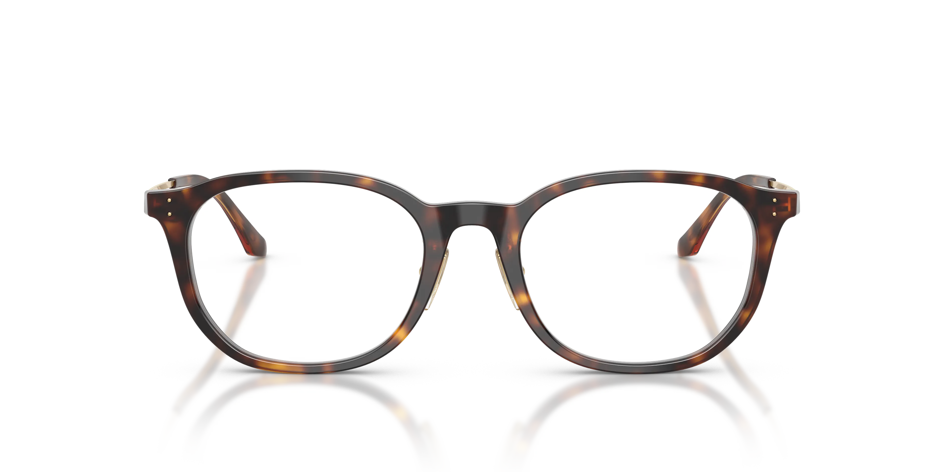 VOGUE EYEWEAR VO5713D W656 Montature da vista Acetato Marrone Trasparente Geometrica Normale - immagine 3
