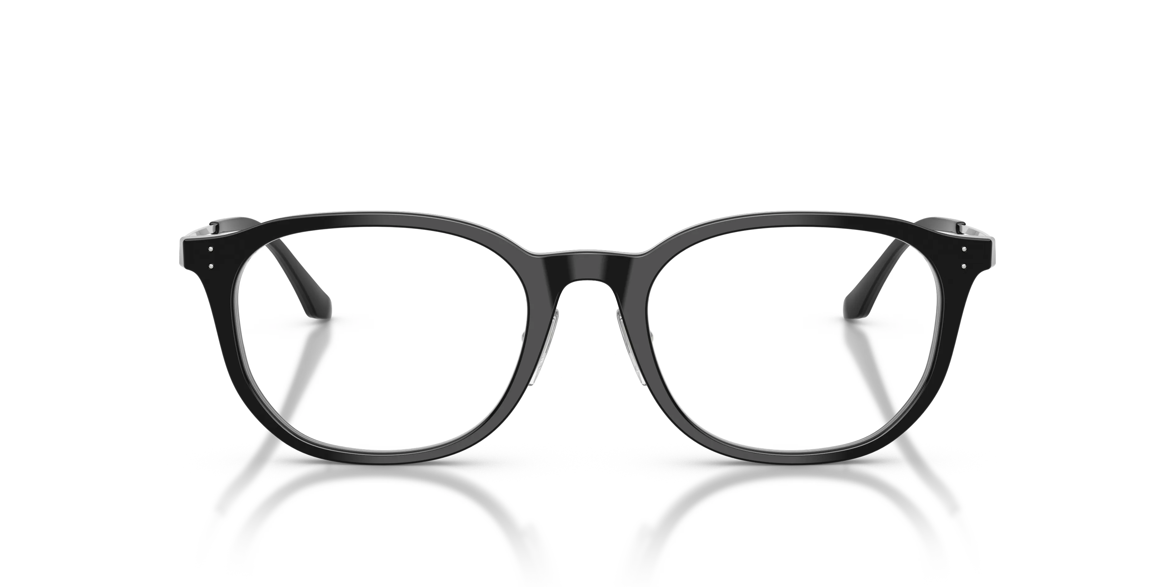 VOGUE EYEWEAR VO5713D W44 Montature da vista Acetato Nero Trasparente Geometrica Normale - immagine 3