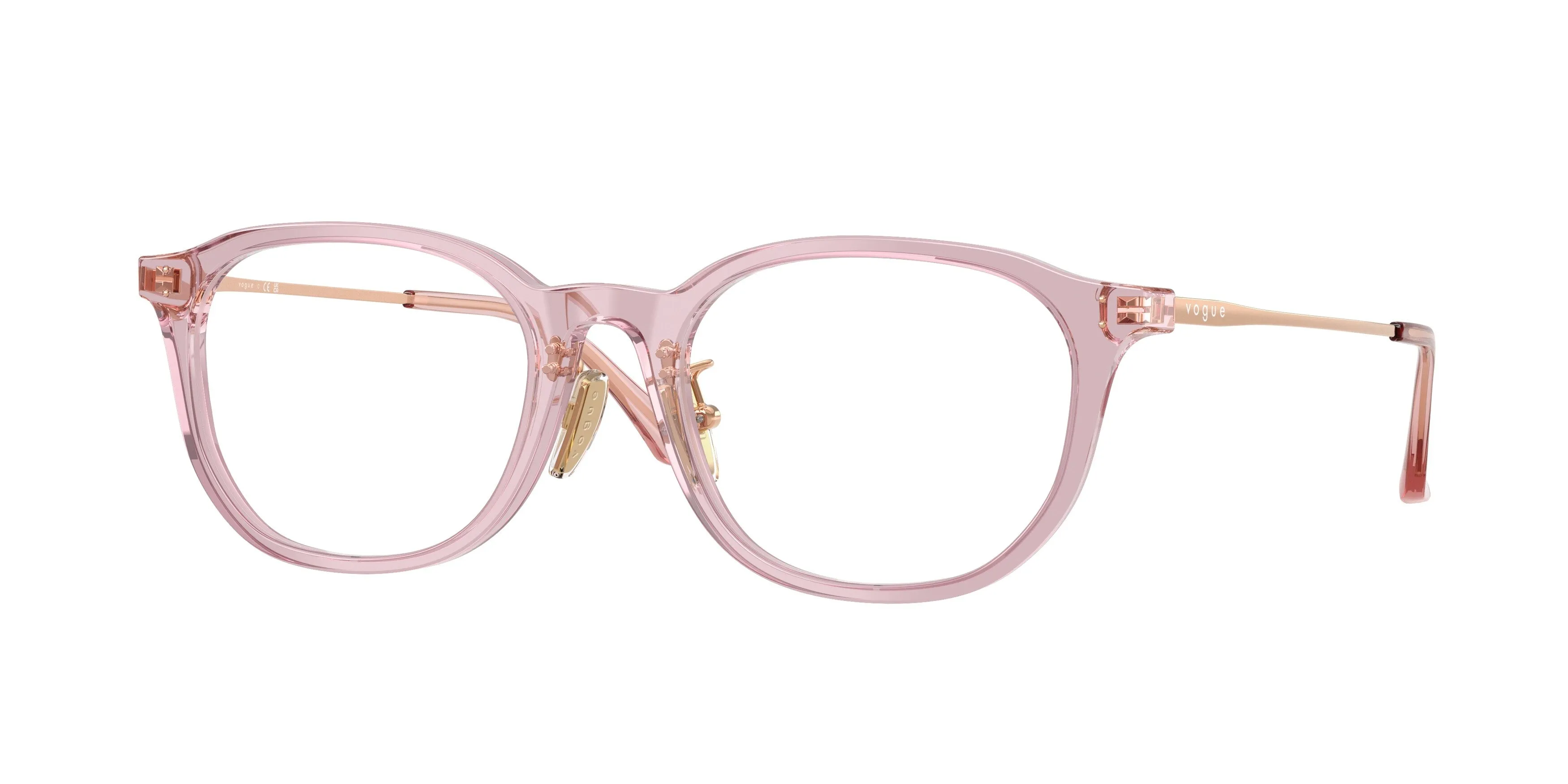 VOGUE EYEWEAR VO5713D 2980 Montature da vista Acetato Viola Trasparente Geometrica Normale - immagine 1
