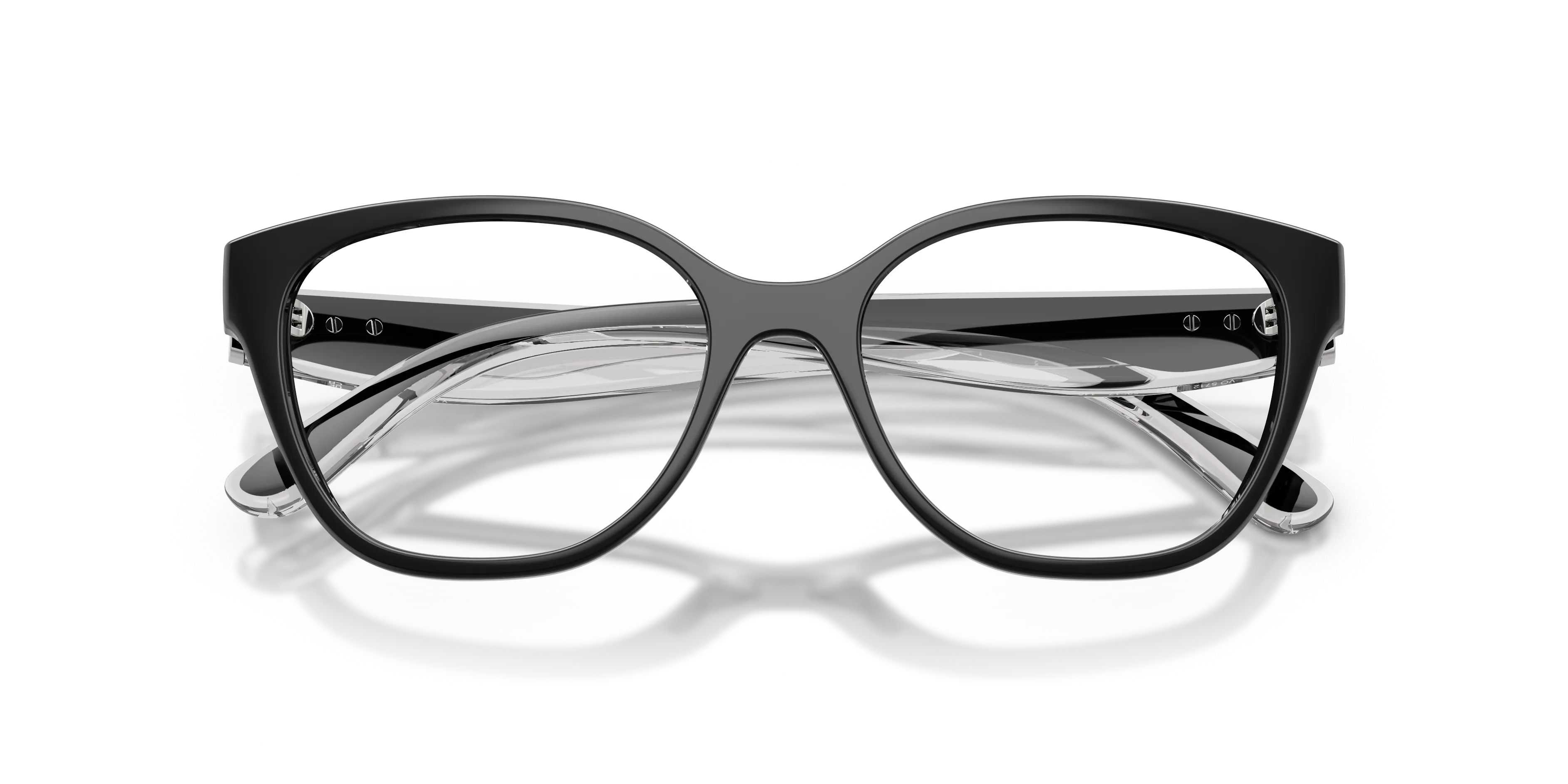VOGUE EYEWEAR VO5712 W44 Montature da vista Nylon Nero Trasparente Pantos Normale - immagine 2