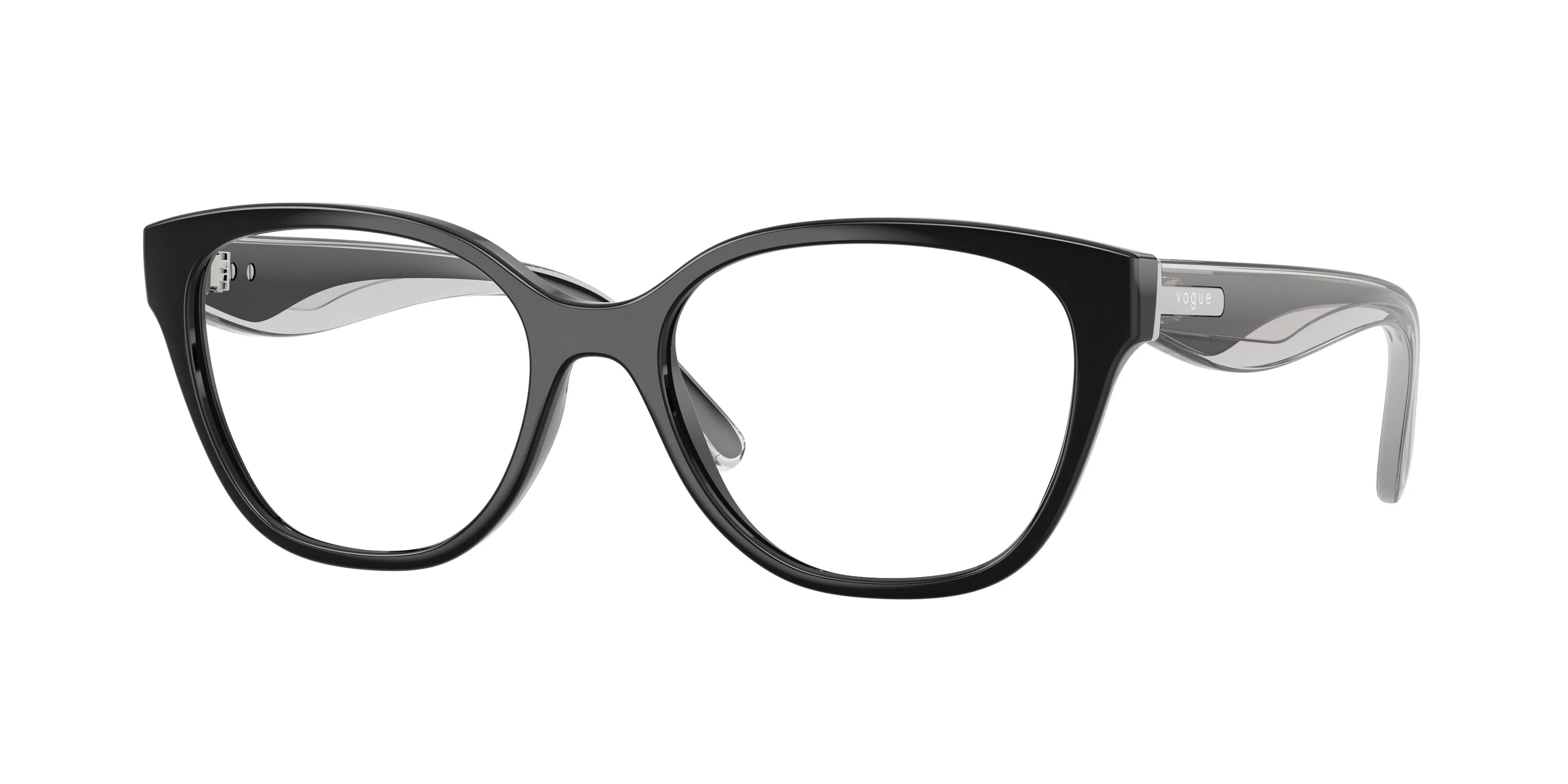 VOGUE EYEWEAR VO5712 W44 Montature da vista Nylon Nero Trasparente Pantos Normale - immagine 1