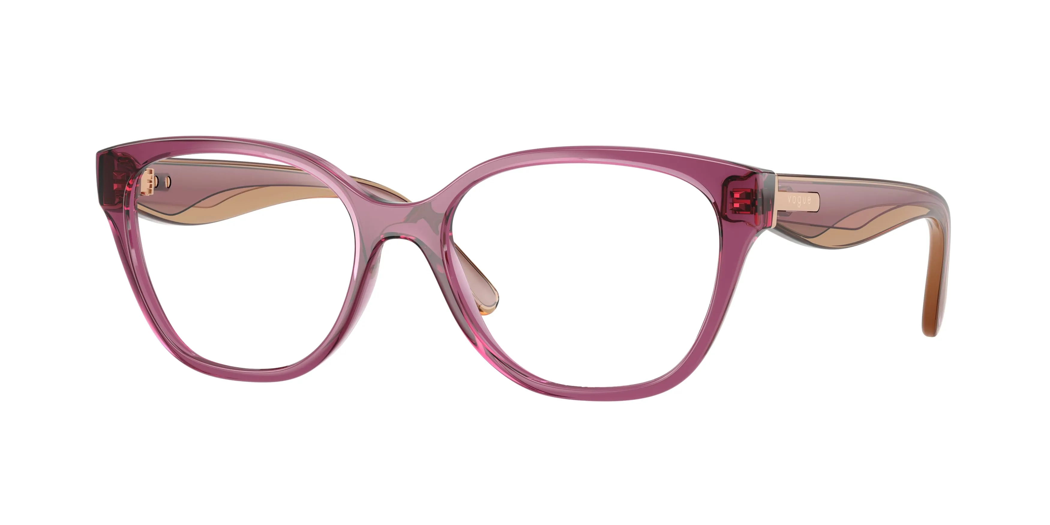 VOGUE EYEWEAR VO5712 3227 Montature da vista Nylon Viola Trasparente Pantos Normale - immagine 1