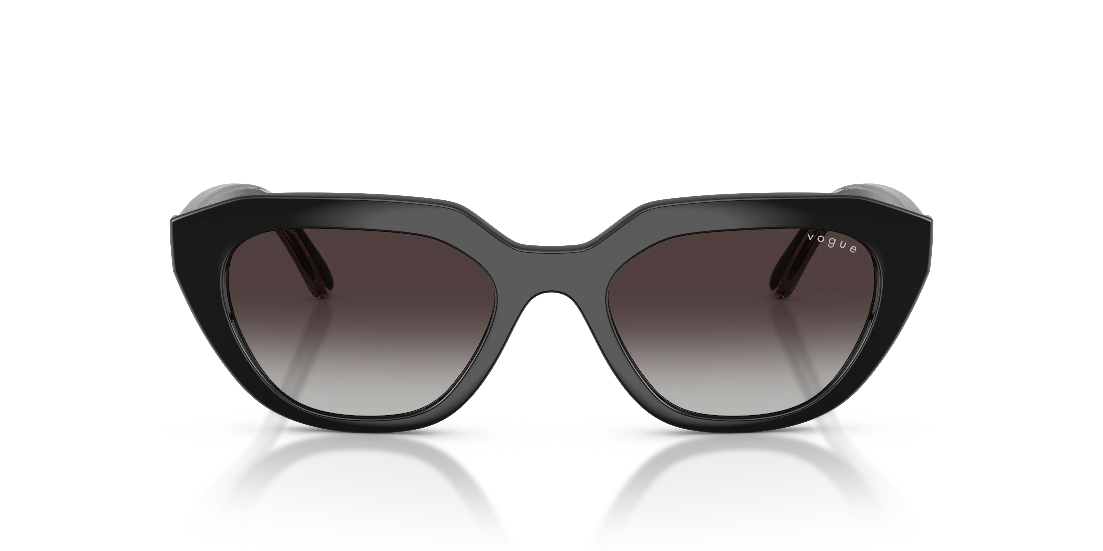 VOGUE EYEWEAR VO5711S W44/8G Occhiali da sole Nylon Nero Grigio Geometrica Normale Sfumato - immagine 3
