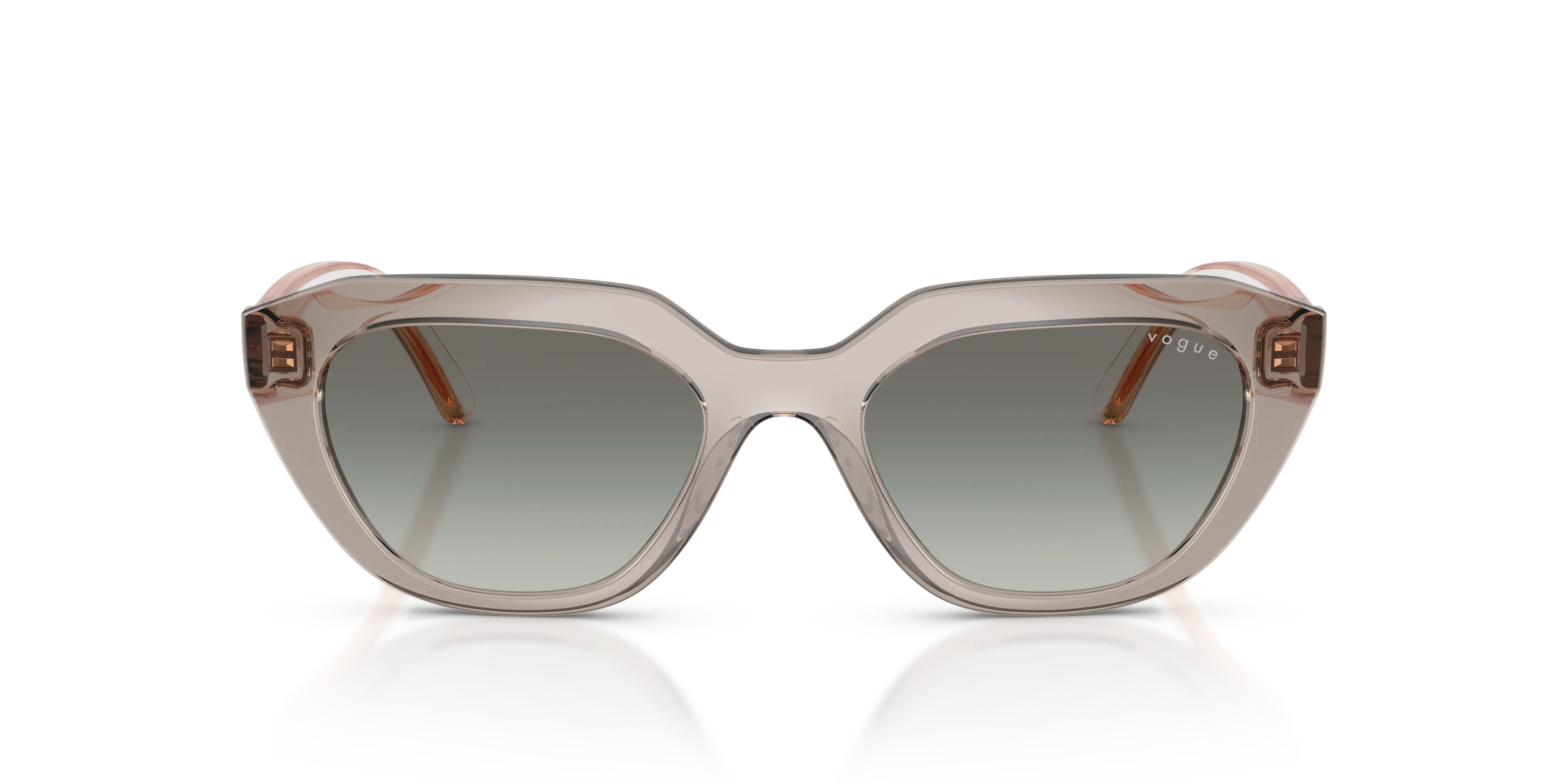 VOGUE EYEWEAR VO5711S 330111 Occhiali da sole Nylon Grigio Grigio Geometrica Normale Sfumato - immagine 3
