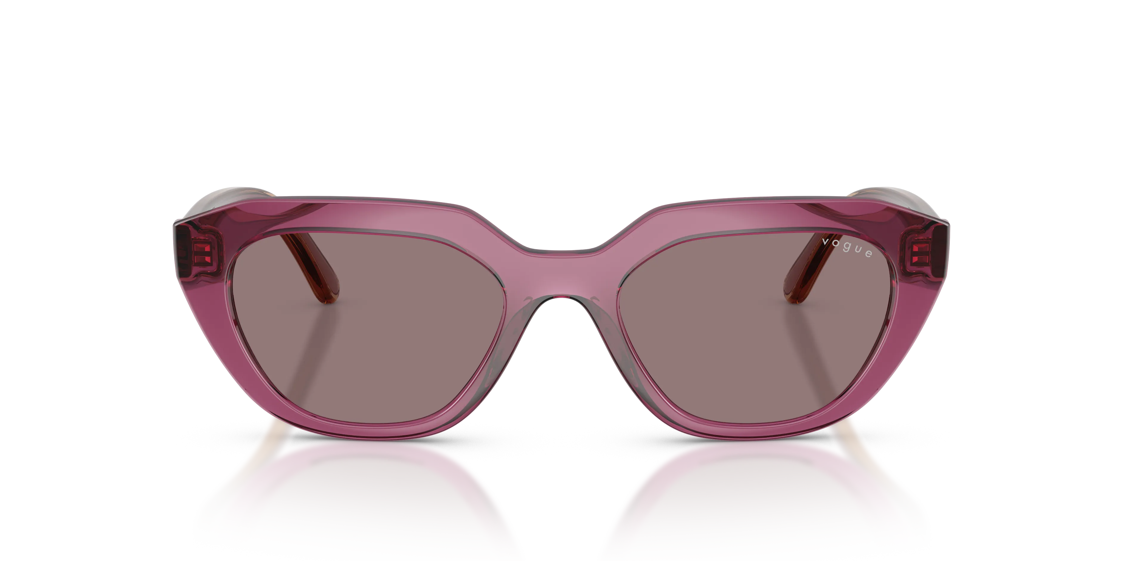 VOGUE EYEWEAR VO5711S 32277N Occhiali da sole Nylon Viola Viola Geometrica Normale - immagine 3
