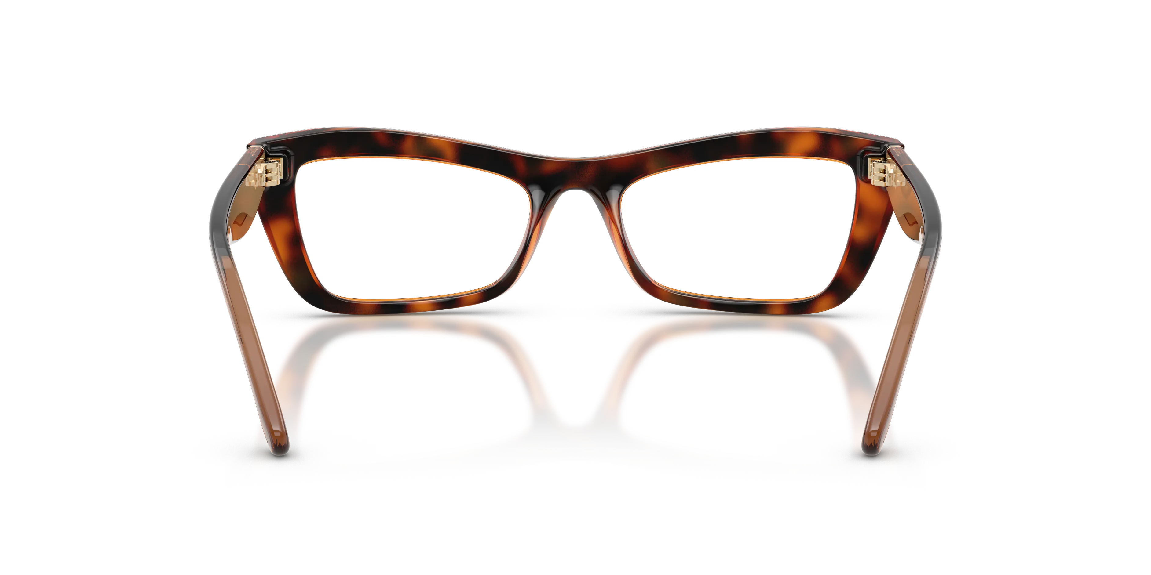 VOGUE EYEWEAR VO5710 W656 Montature da vista Nylon Marrone Trasparente Cat Eye Normale - immagine 4