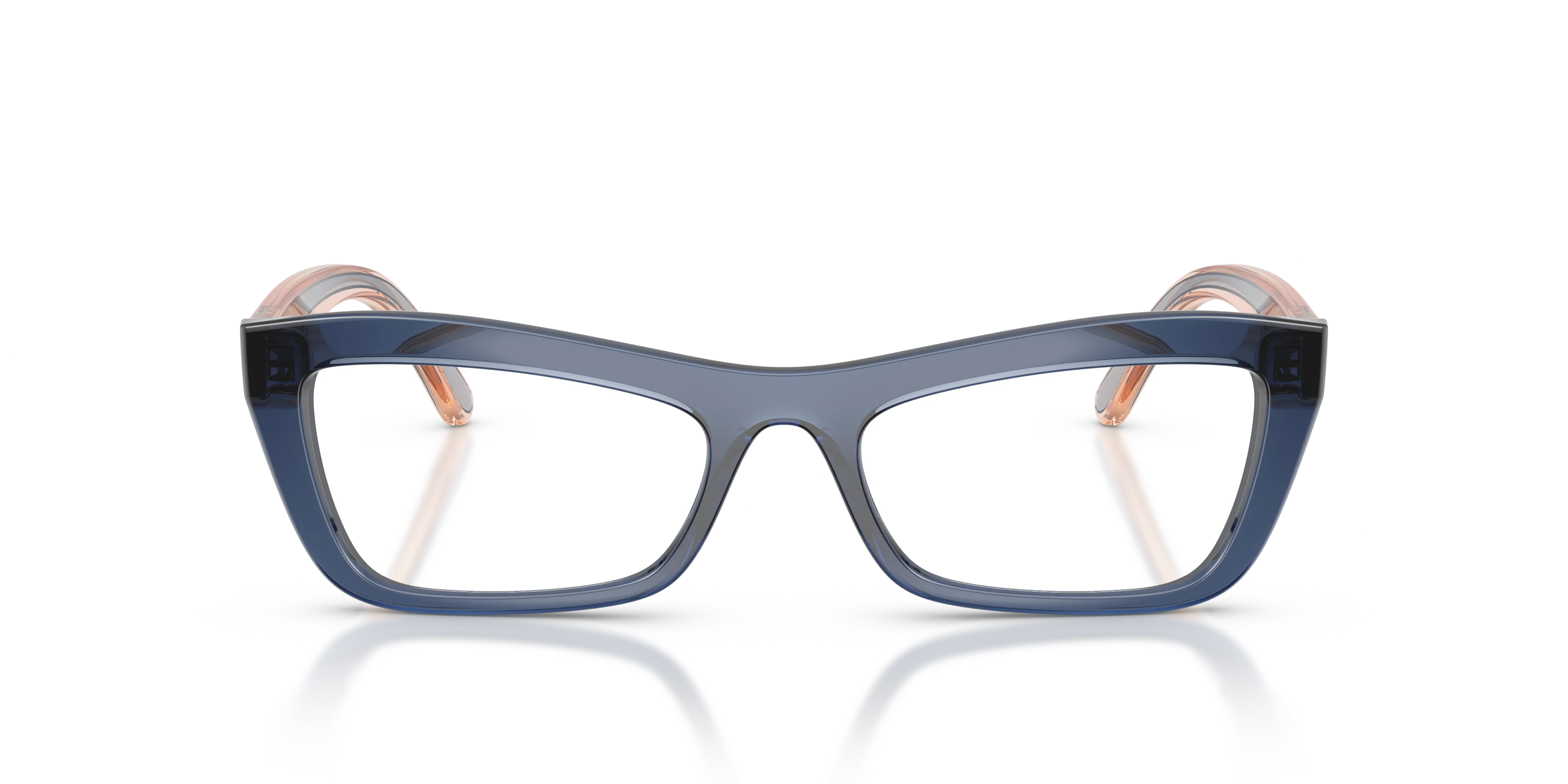 VOGUE EYEWEAR VO5710 3302 Montature da vista Nylon Blu Trasparente Cat Eye Normale - immagine 3