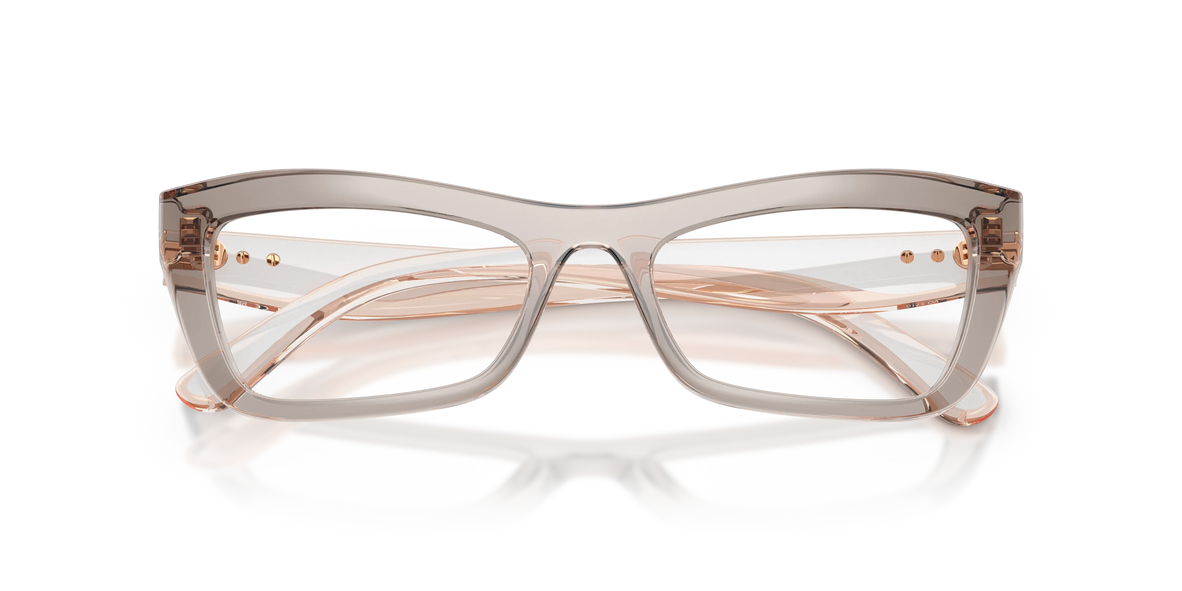 VOGUE EYEWEAR VO5710 3301 Montature da vista Nylon Grigio Trasparente Cat Eye Normale - immagine 2