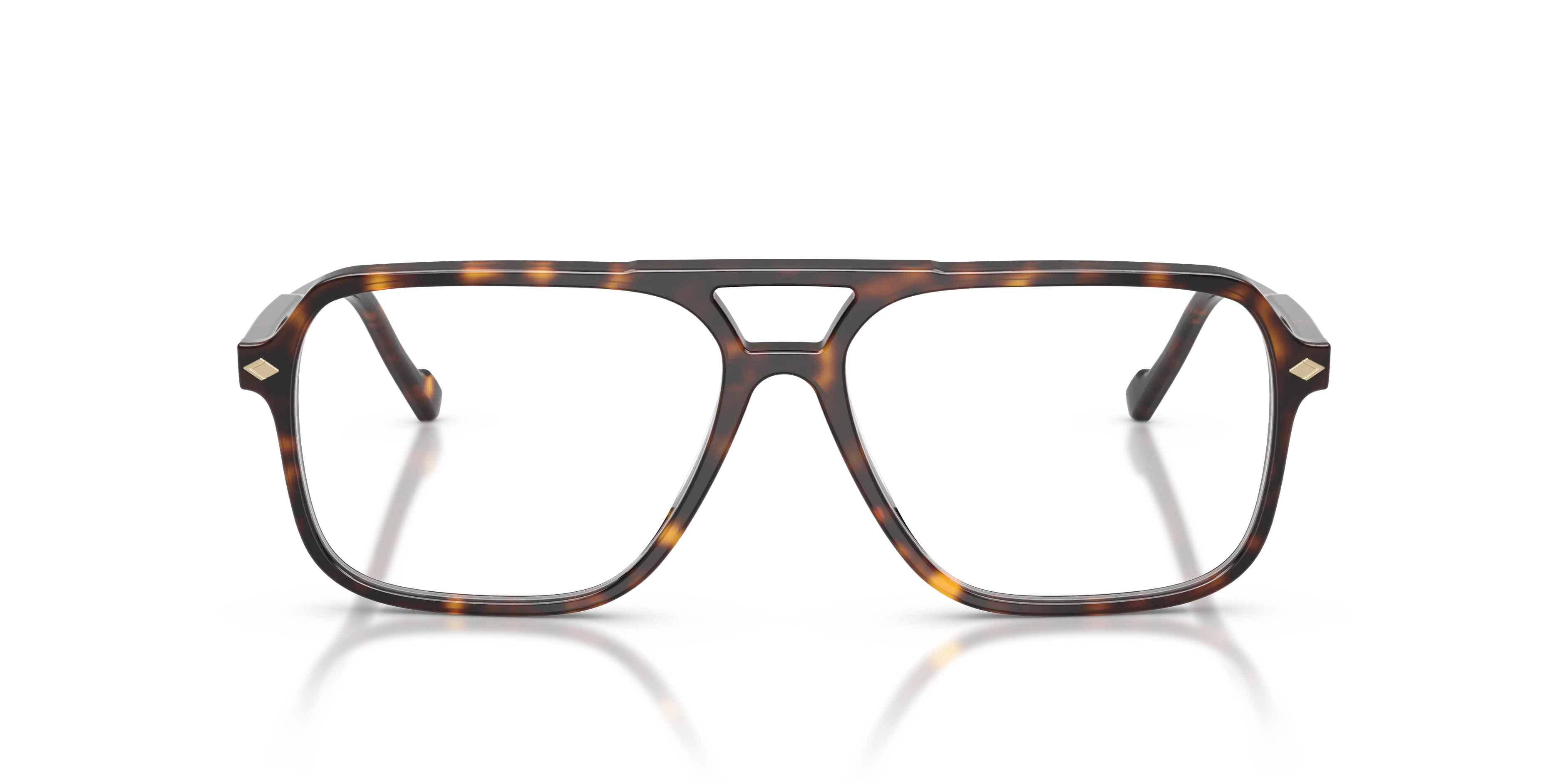 VOGUE EYEWEAR VO5709 W656 Montature da vista Acetato Marrone Trasparente Pillow Normale - immagine 3