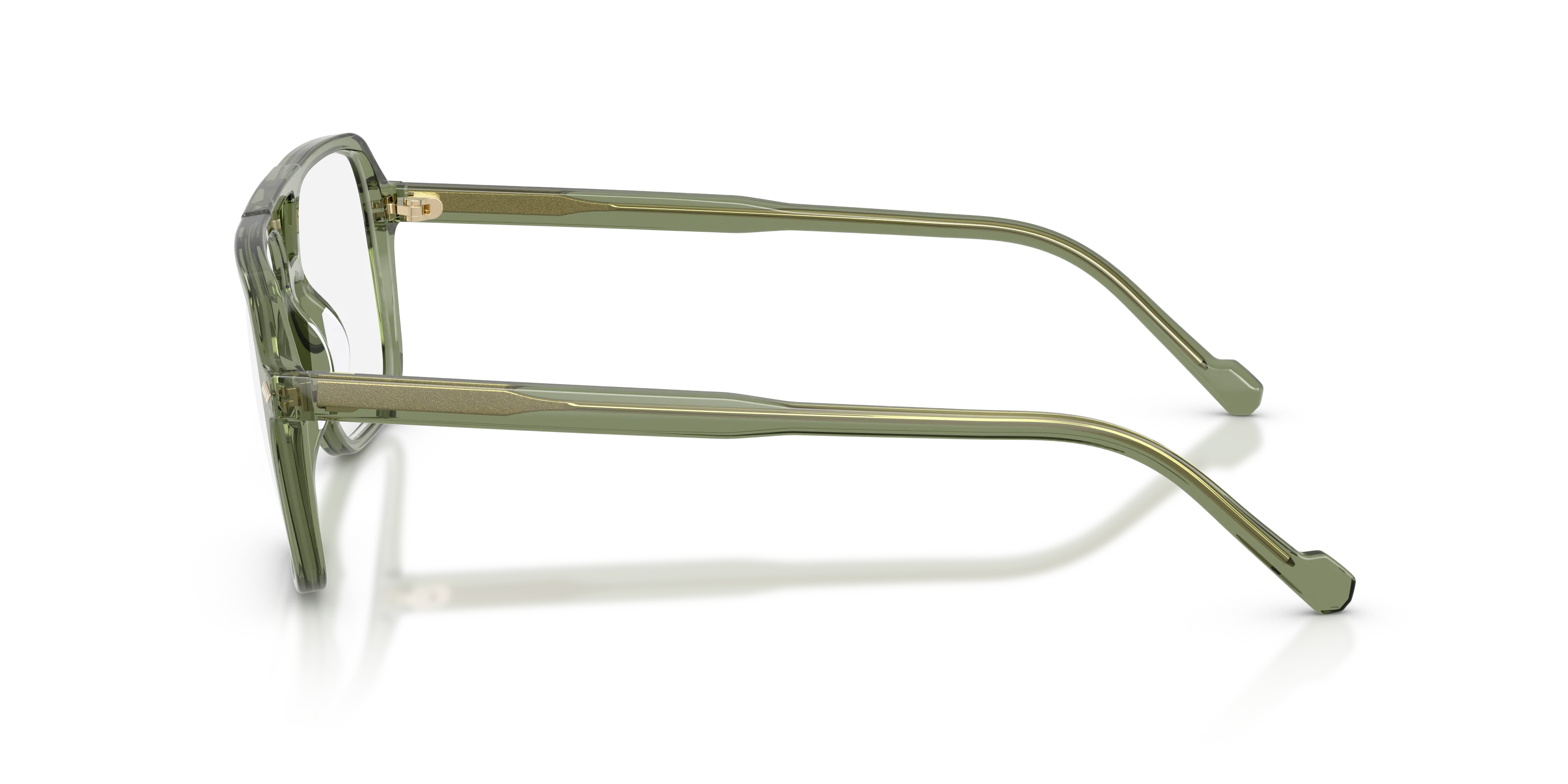 VOGUE EYEWEAR VO5709 3187 Montature da vista Acetato Verde Trasparente Pillow Normale - immagine 4
