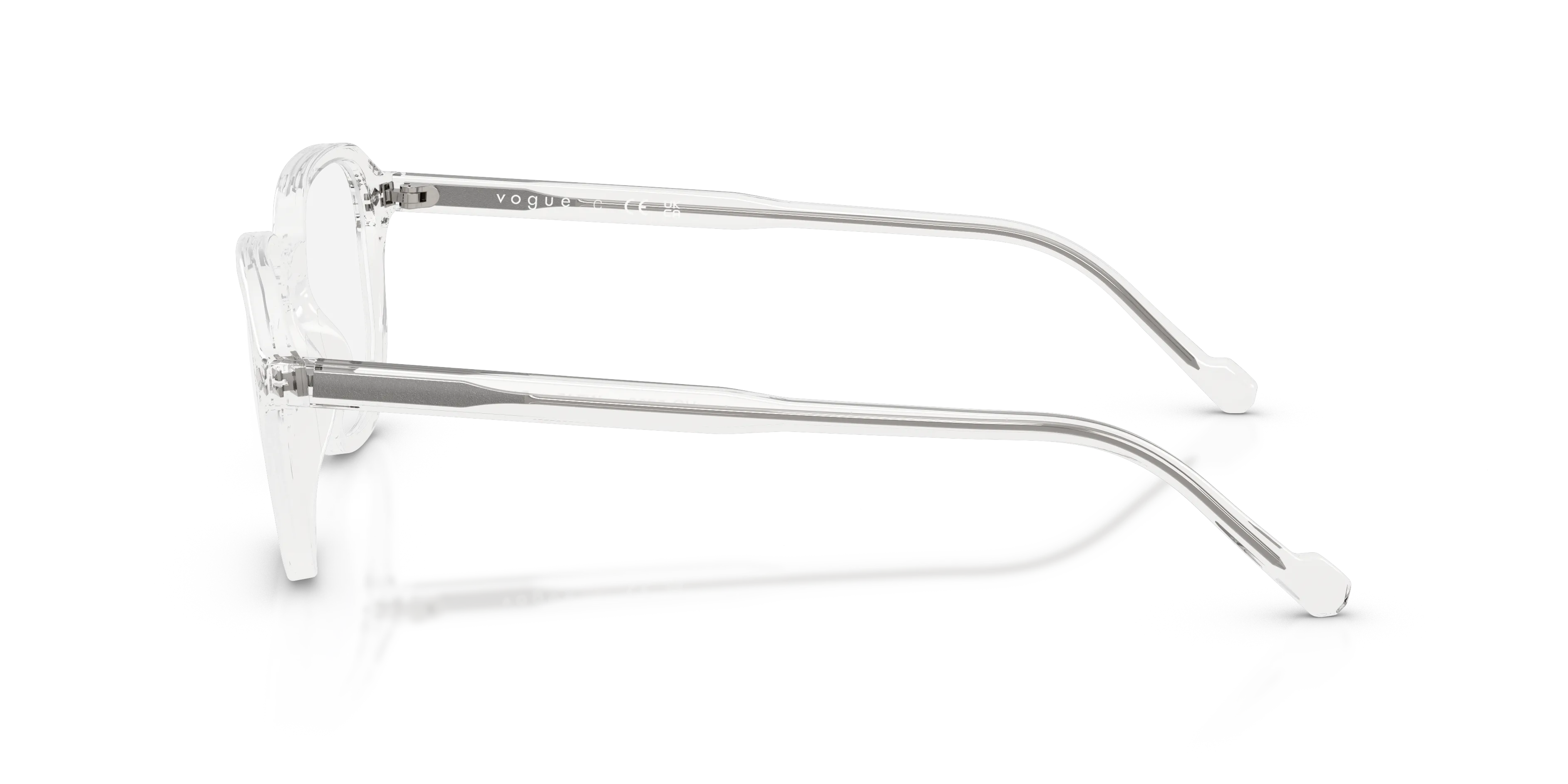 VOGUE EYEWEAR VO5708 W745 Montature da vista Acetato Trasparente Trasparente Geometrica Normale - immagine 4
