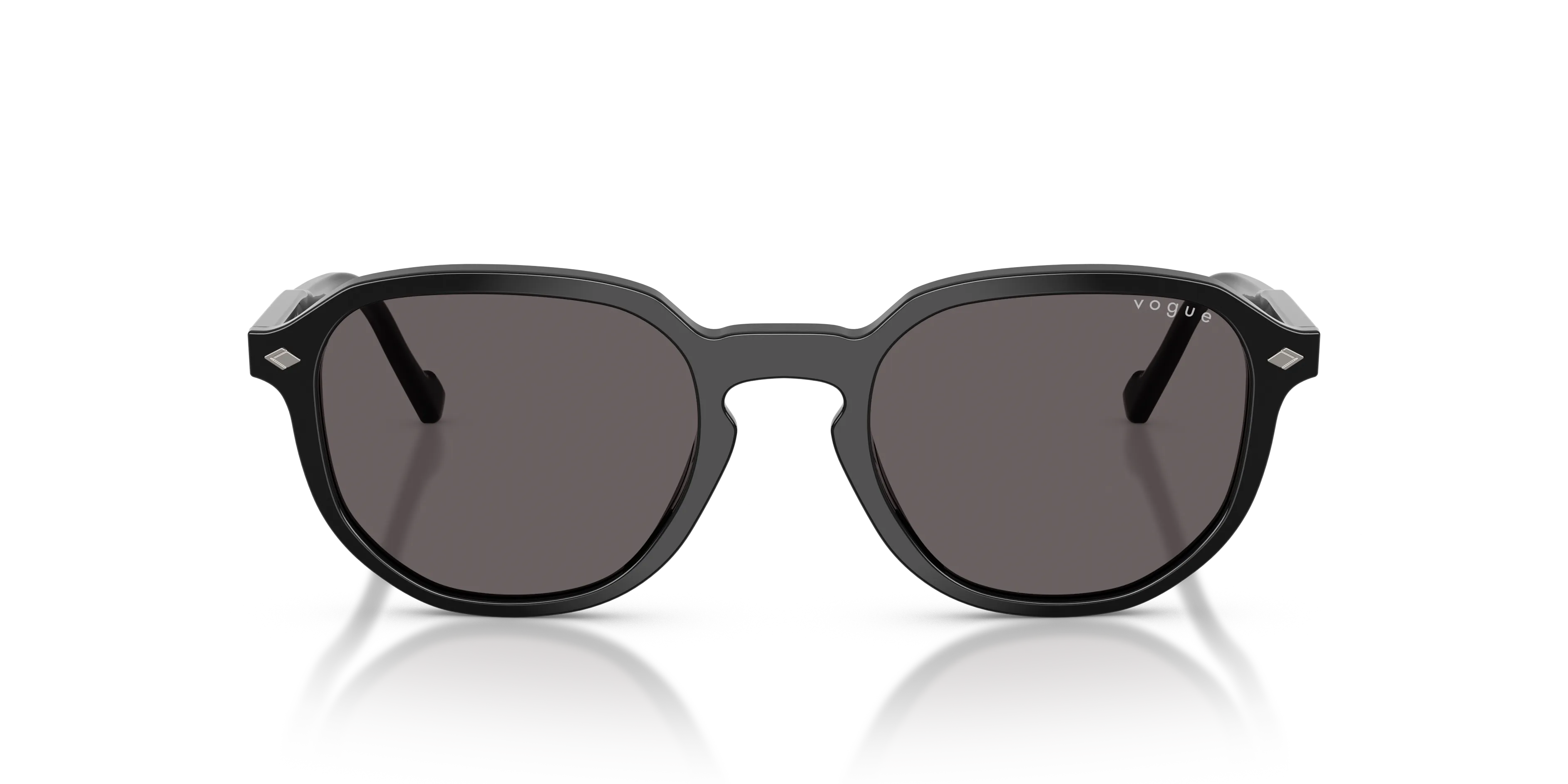 VOGUE EYEWEAR VO5707S W44/87 Occhiali da sole Acetato Nero Grigio Geometrica Normale - immagine 3