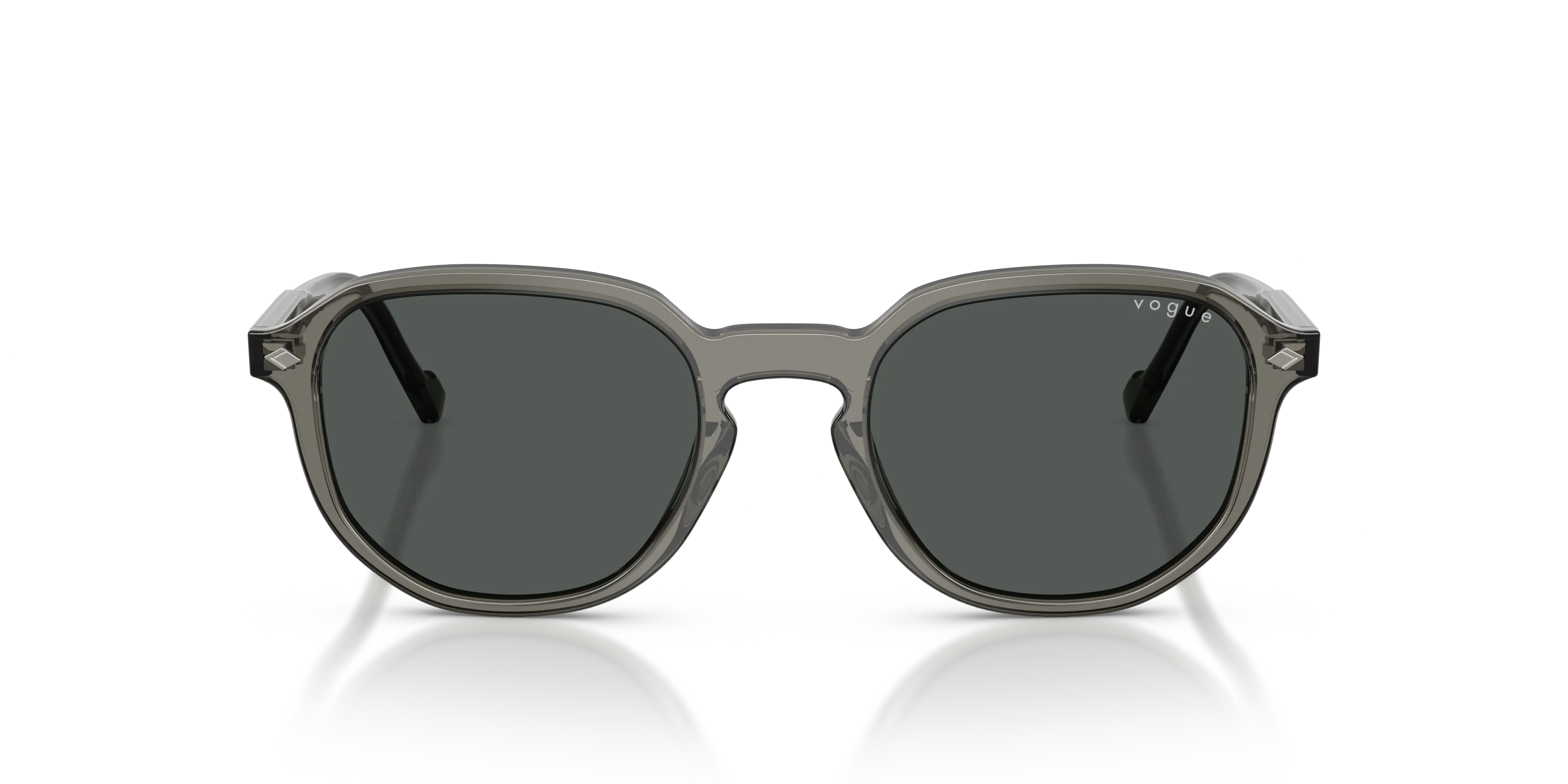 VOGUE EYEWEAR VO5707S 329487 Occhiali da sole Acetato Grigio Grigio Geometrica Normale - immagine 3