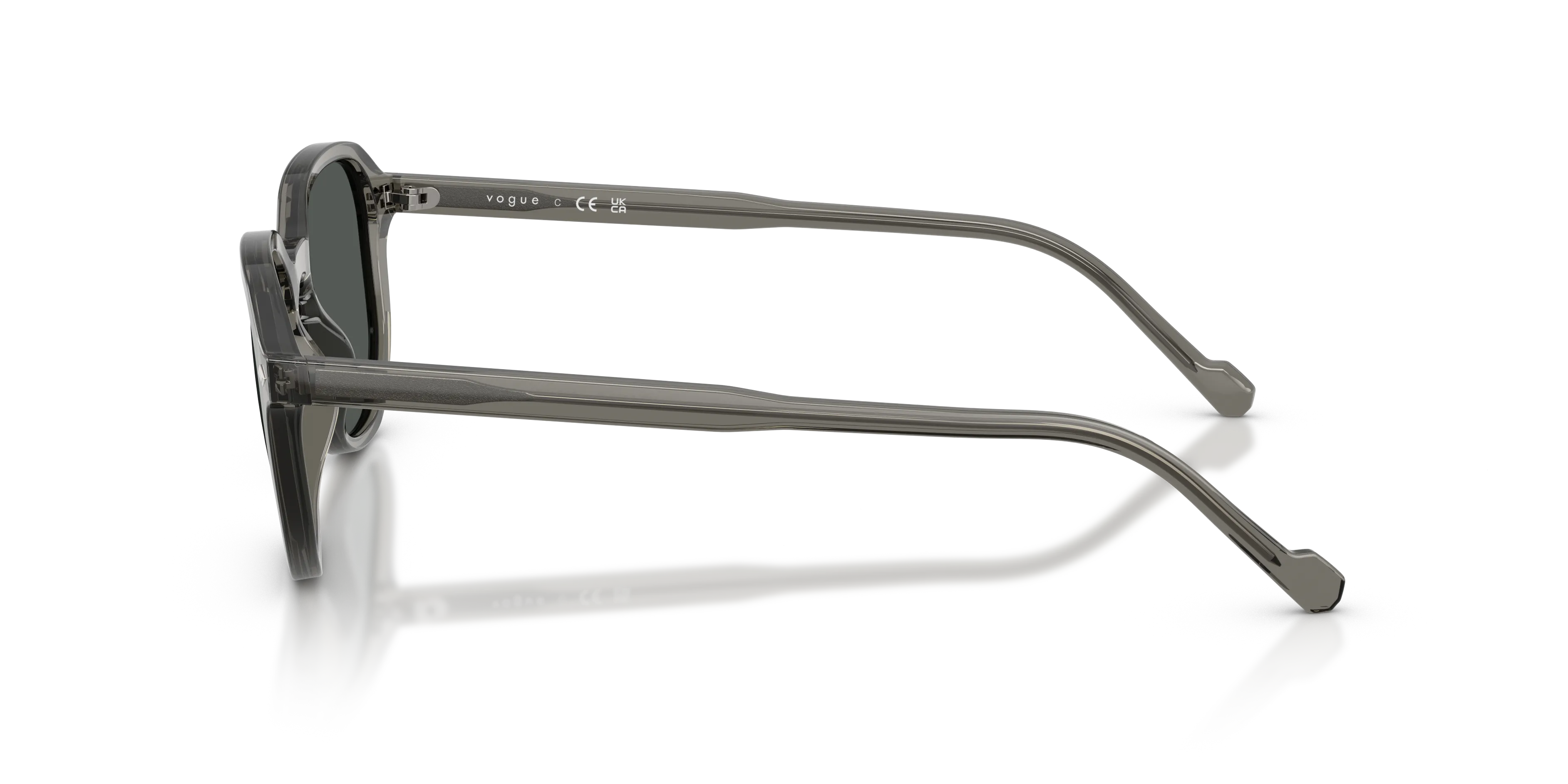 VOGUE EYEWEAR VO5707S 329487 Occhiali da sole Acetato Grigio Grigio Geometrica Normale - immagine 4