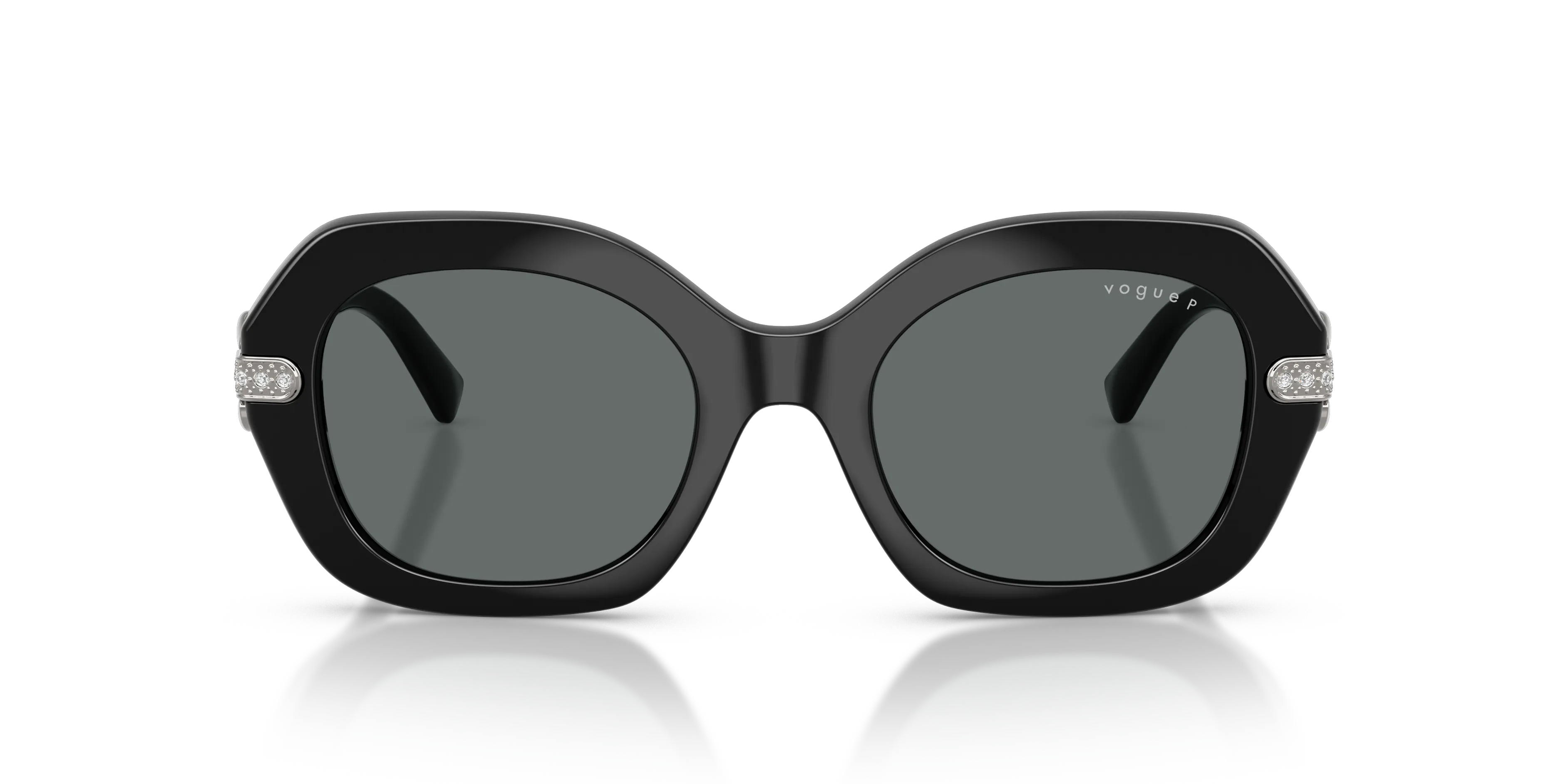 VOGUE EYEWEAR VO5706SB W44/81 Occhiali da sole Nylon Nero Grigio Geometrica Polarizzata - immagine 3