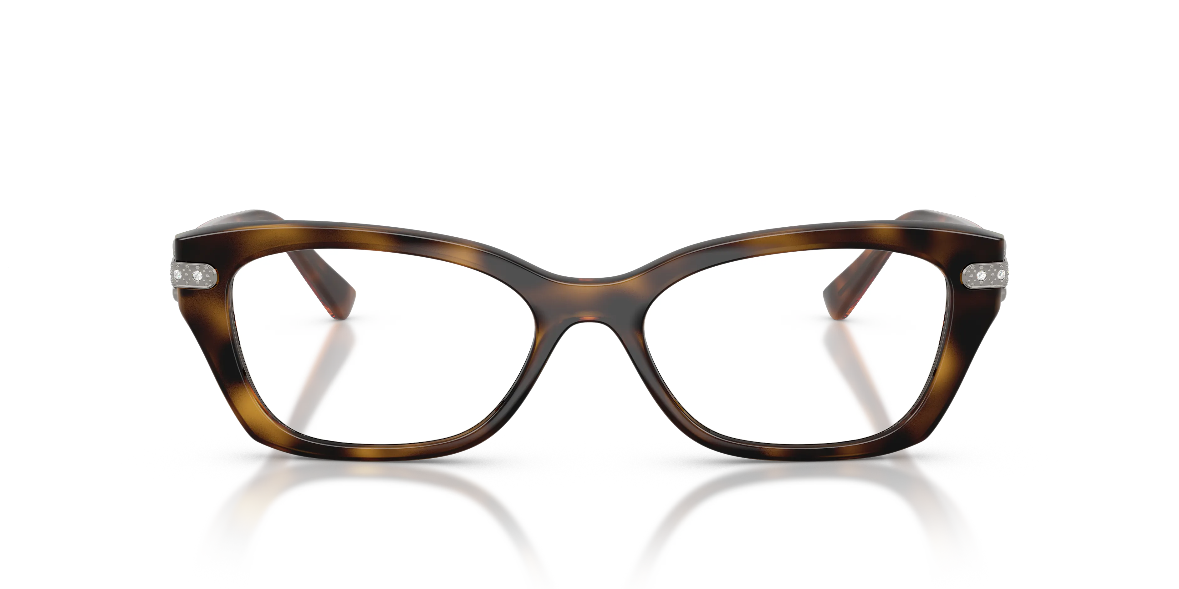 VOGUE EYEWEAR VO5704B W656 Montature da vista Nylon Marrone Trasparente Cat Eye Normale - immagine 3