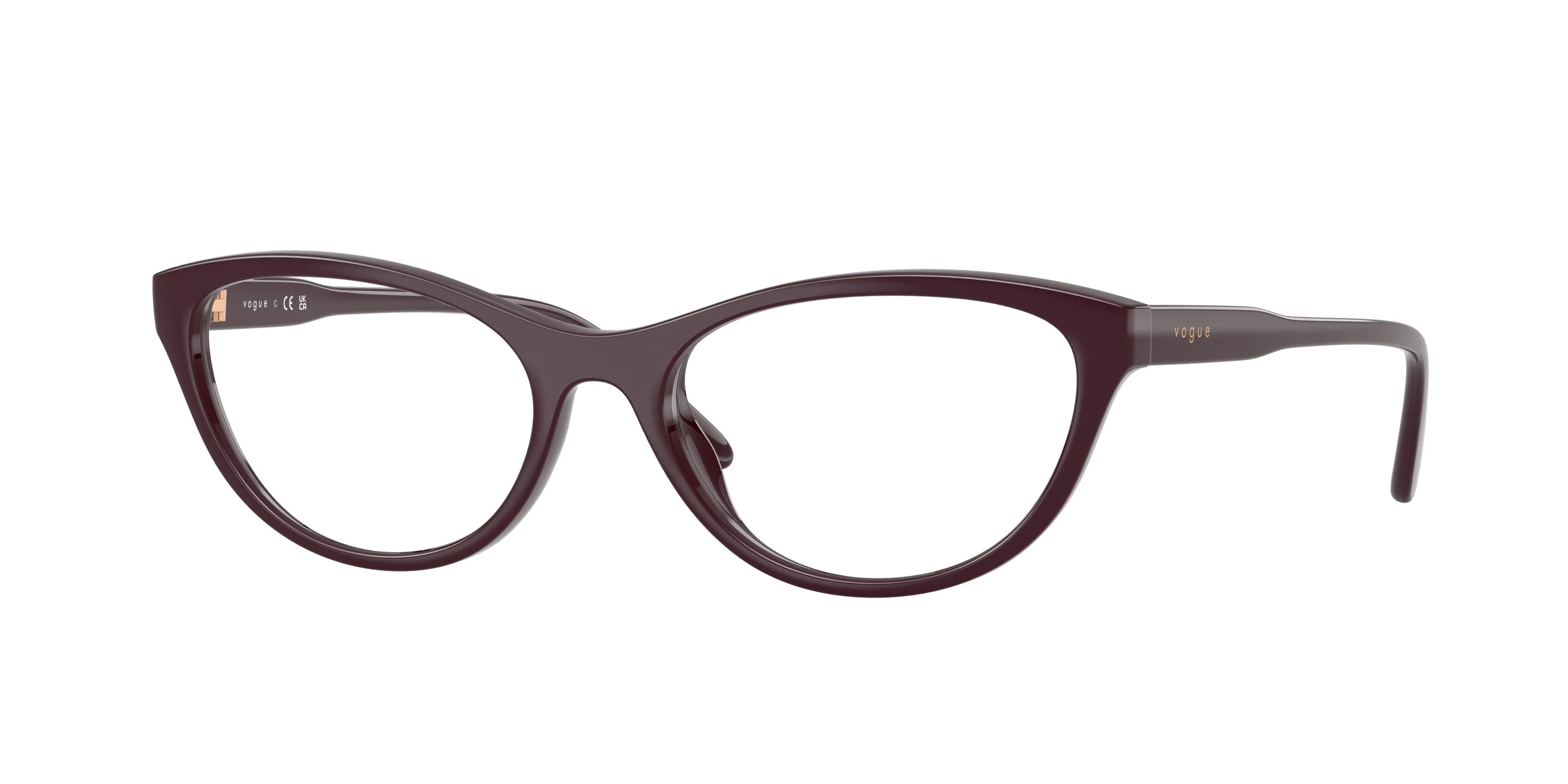 VOGUE EYEWEAR VO5703U 3284 Montature da vista Nylon Rosso Trasparente Rotonda Normale - immagine 1