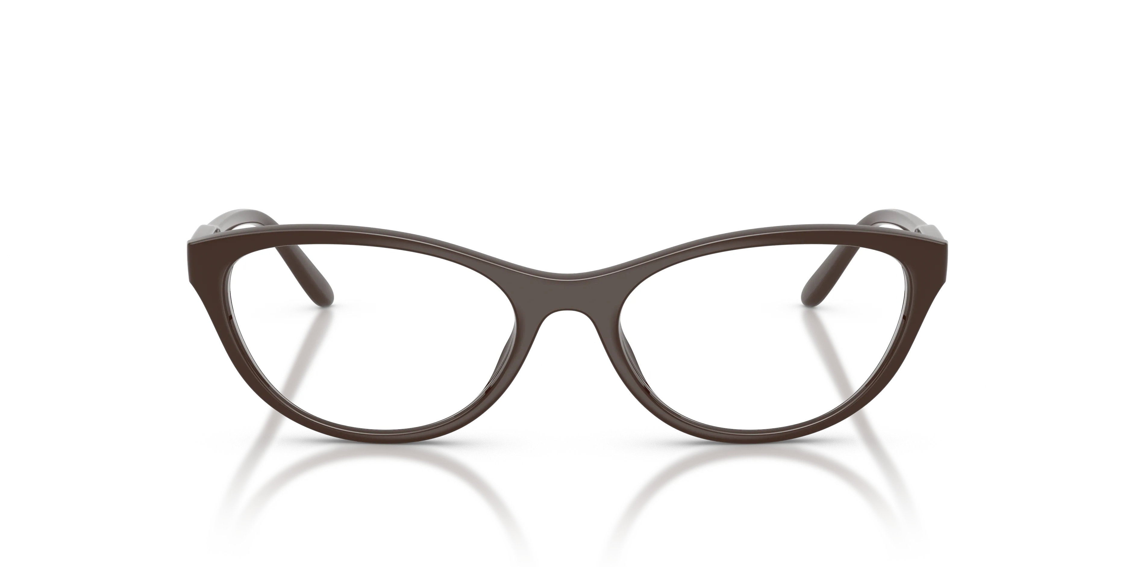 VOGUE EYEWEAR VO5703U 2252 Montature da vista Nylon Marrone Trasparente Rotonda Normale - immagine 3