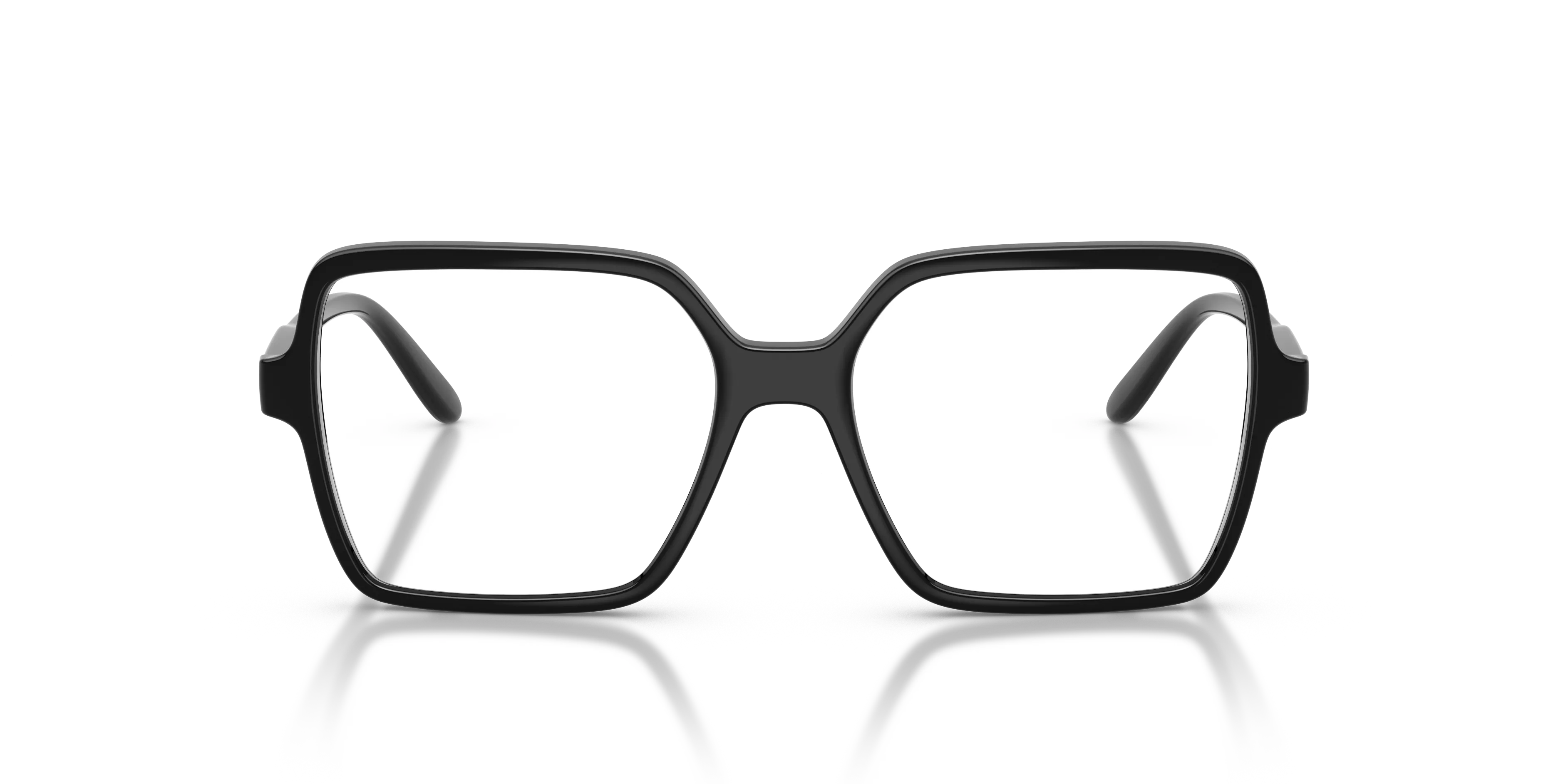 VOGUE EYEWEAR VO5702 W44 Montature da vista Nylon Nero Trasparente Squadrata Normale - immagine 3