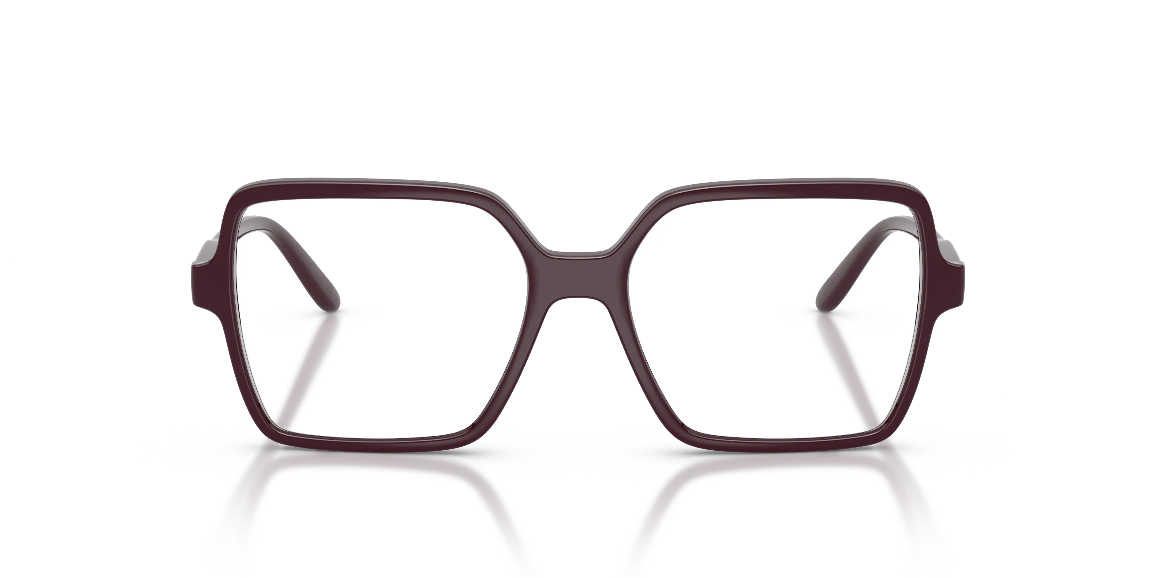 VOGUE EYEWEAR VO5702 3284 Montature da vista Nylon Rosso Trasparente Squadrata Normale - immagine 3