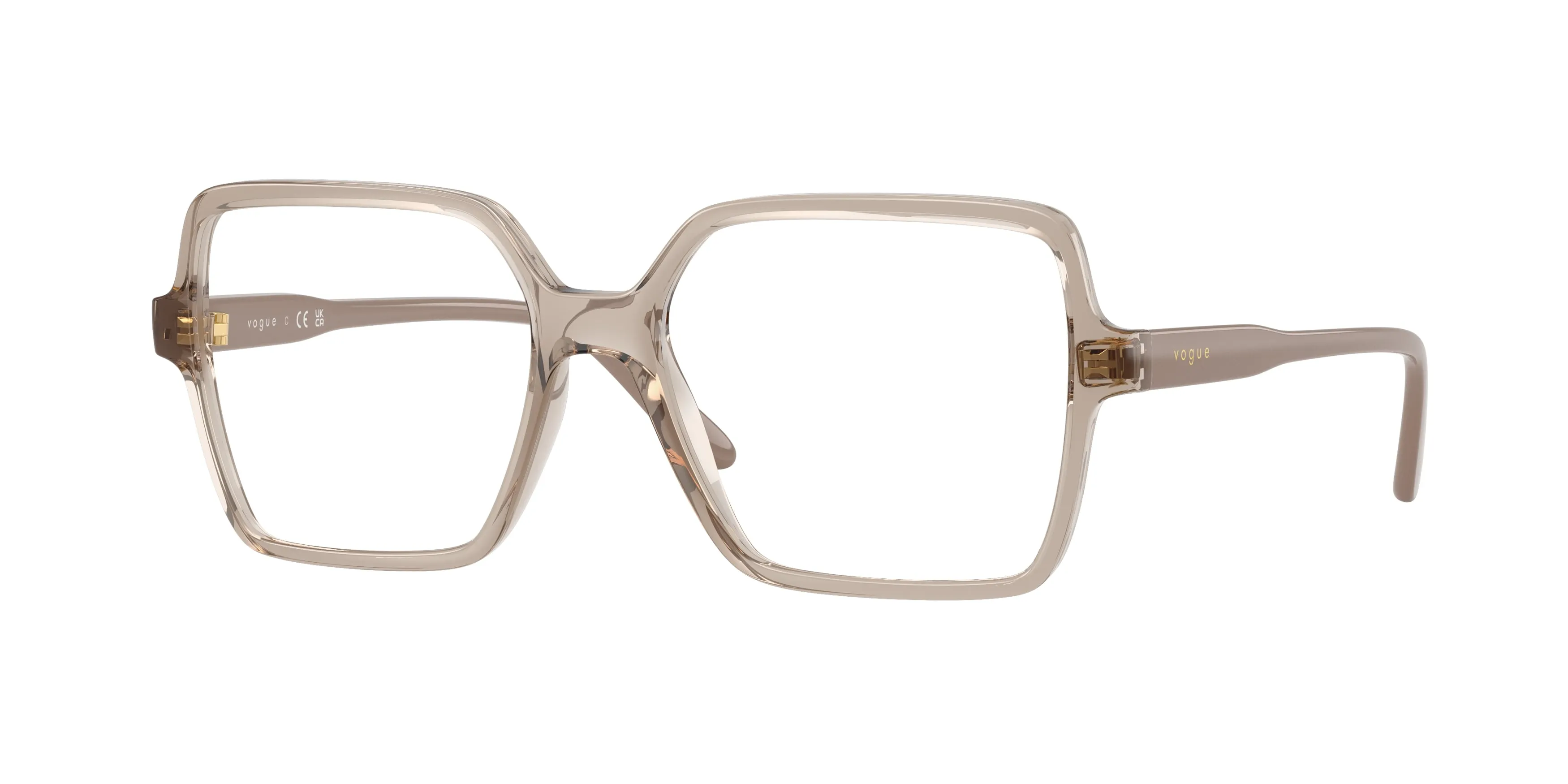 VOGUE EYEWEAR VO5702 2990 Montature da vista Nylon Marrone Trasparente Squadrata Normale - immagine 1
