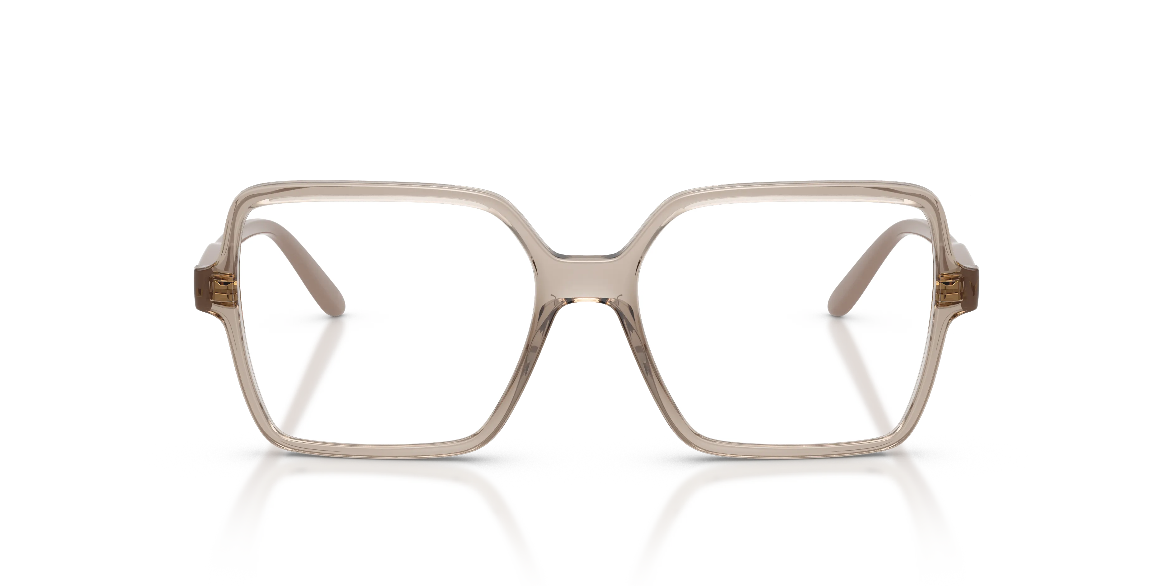 VOGUE EYEWEAR VO5702 2990 Montature da vista Nylon Marrone Trasparente Squadrata Normale - immagine 3
