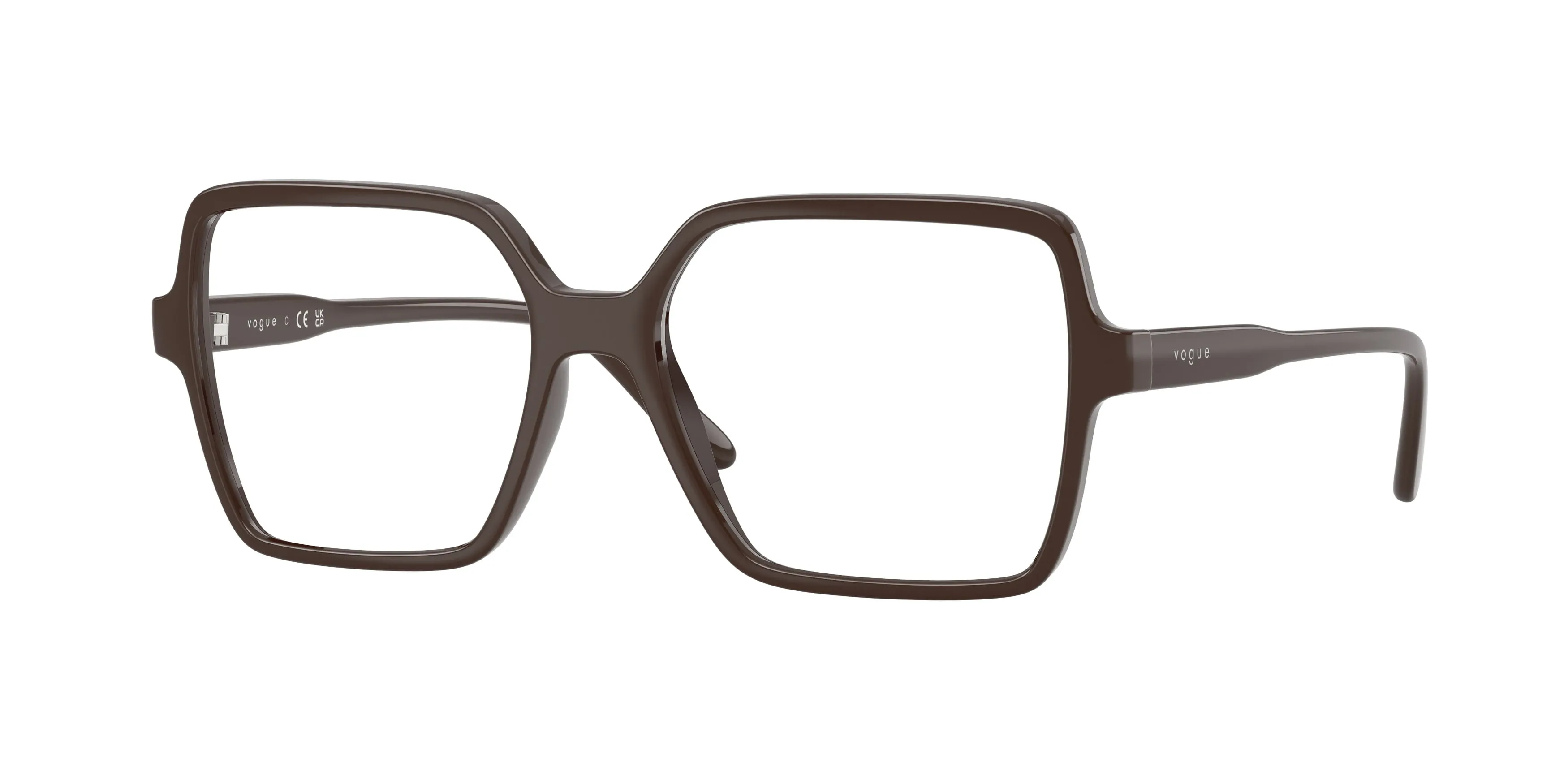 VOGUE EYEWEAR VO5702 2252 Montature da vista Nylon Marrone Trasparente Squadrata Normale - immagine 1