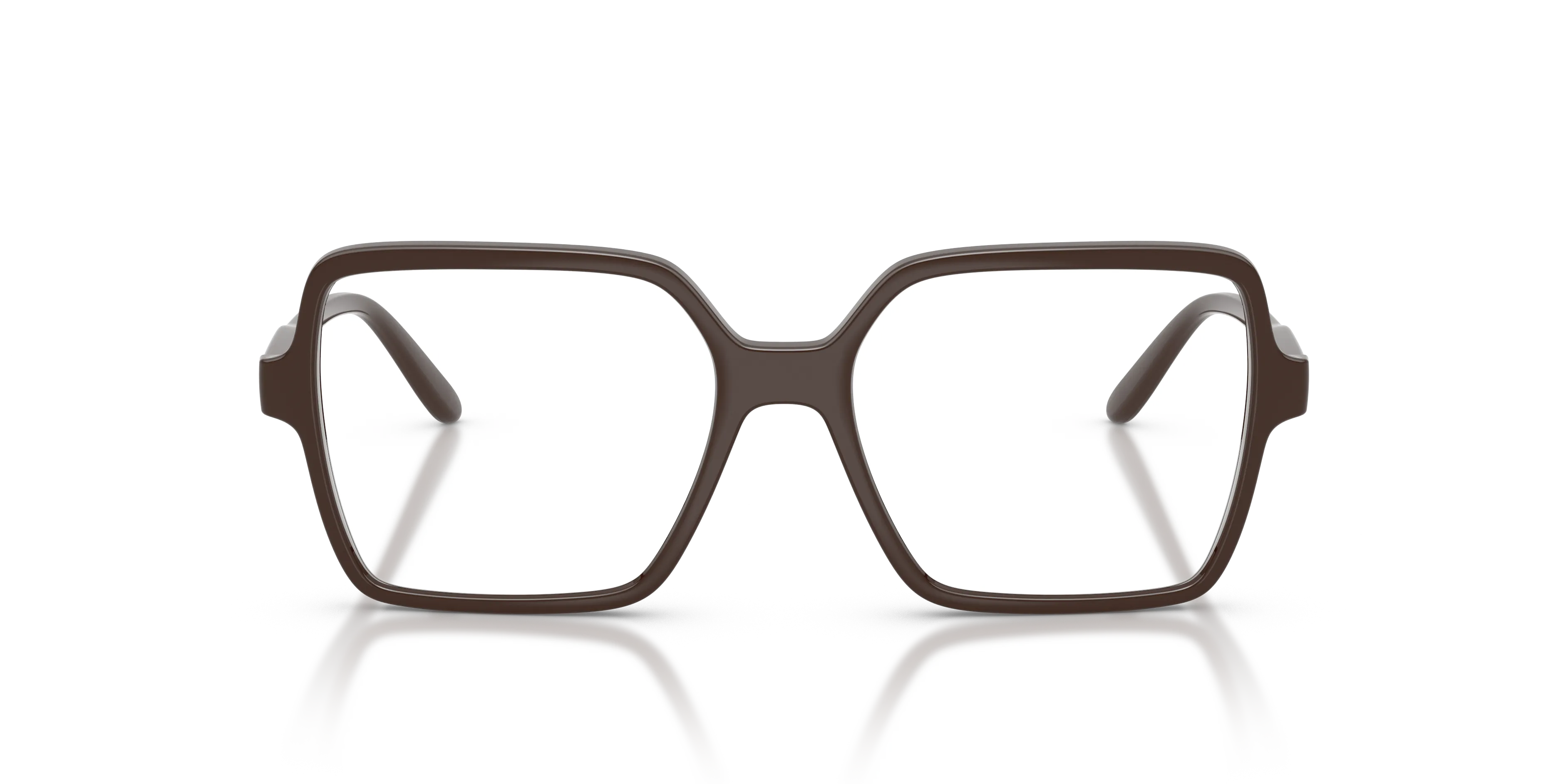 VOGUE EYEWEAR VO5702 2252 Montature da vista Nylon Marrone Trasparente Squadrata Normale - immagine 3