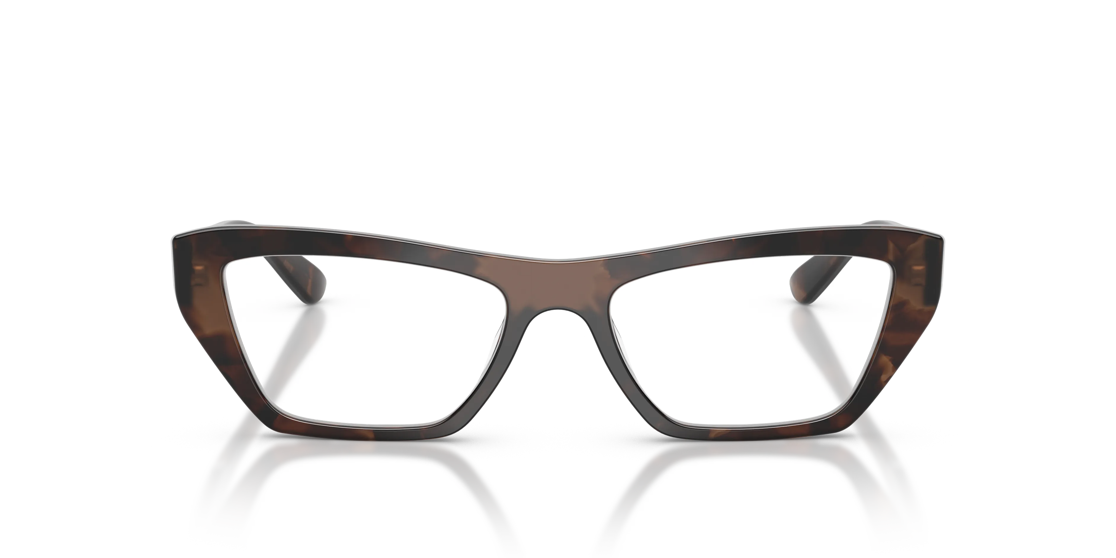 VOGUE EYEWEAR VO5701U 3279 Montature da vista Acetato Marrone Trasparente Cat Eye Normale - immagine 3